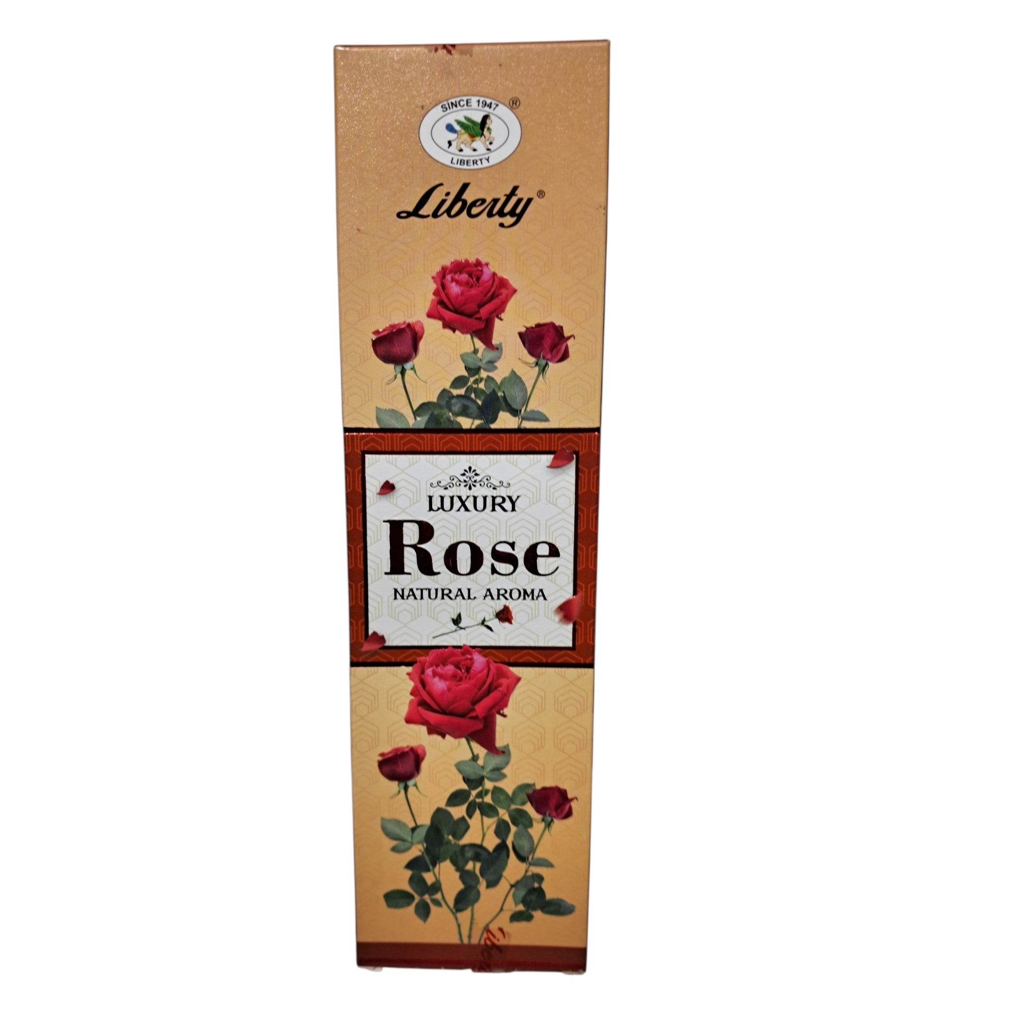 Liberty Luxury Rose Natural Aroma Incense Sticks - a luxurious Garden Fresh fragrance