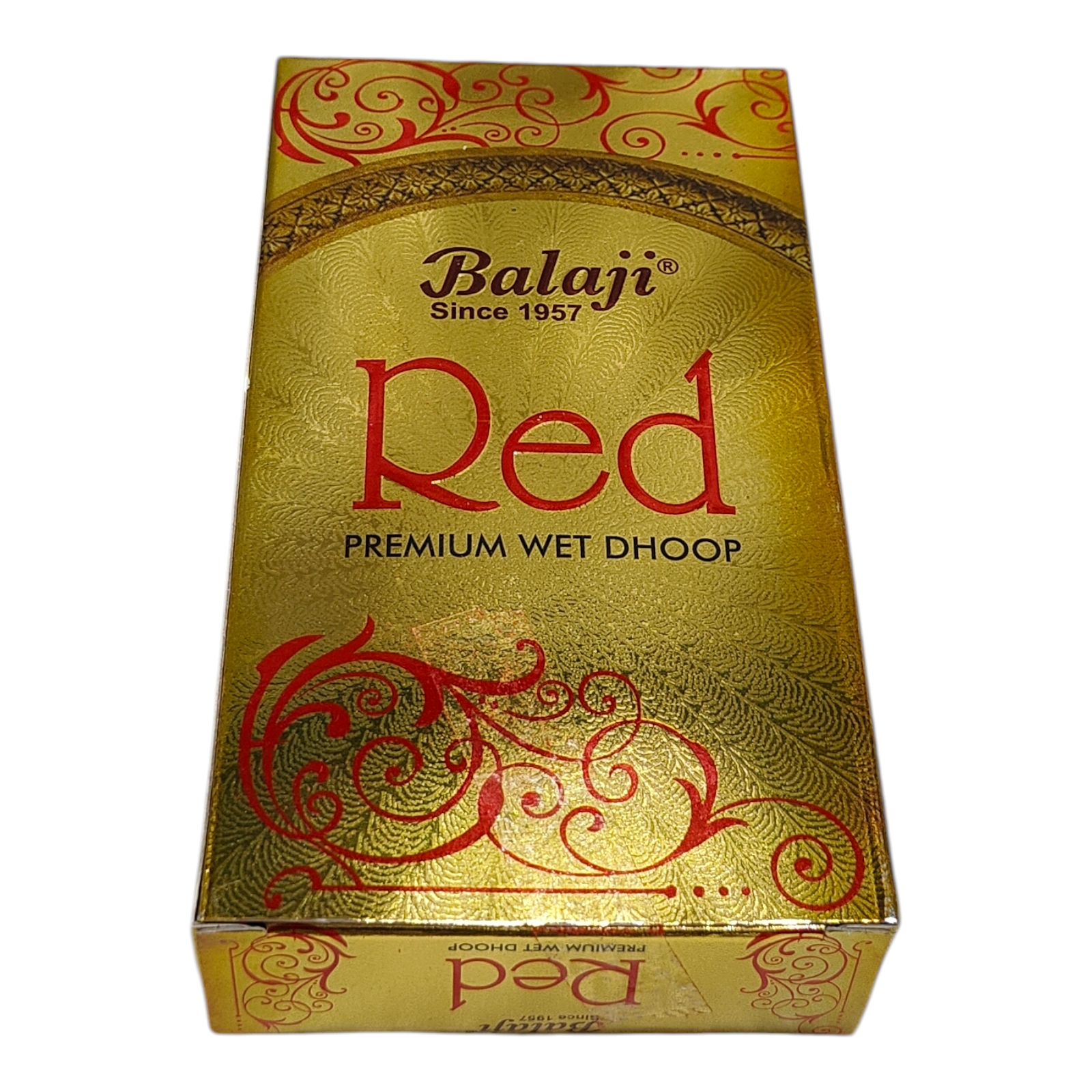 Balaji Red Premium Wet Dhoop- Traditional Temple Fragrance