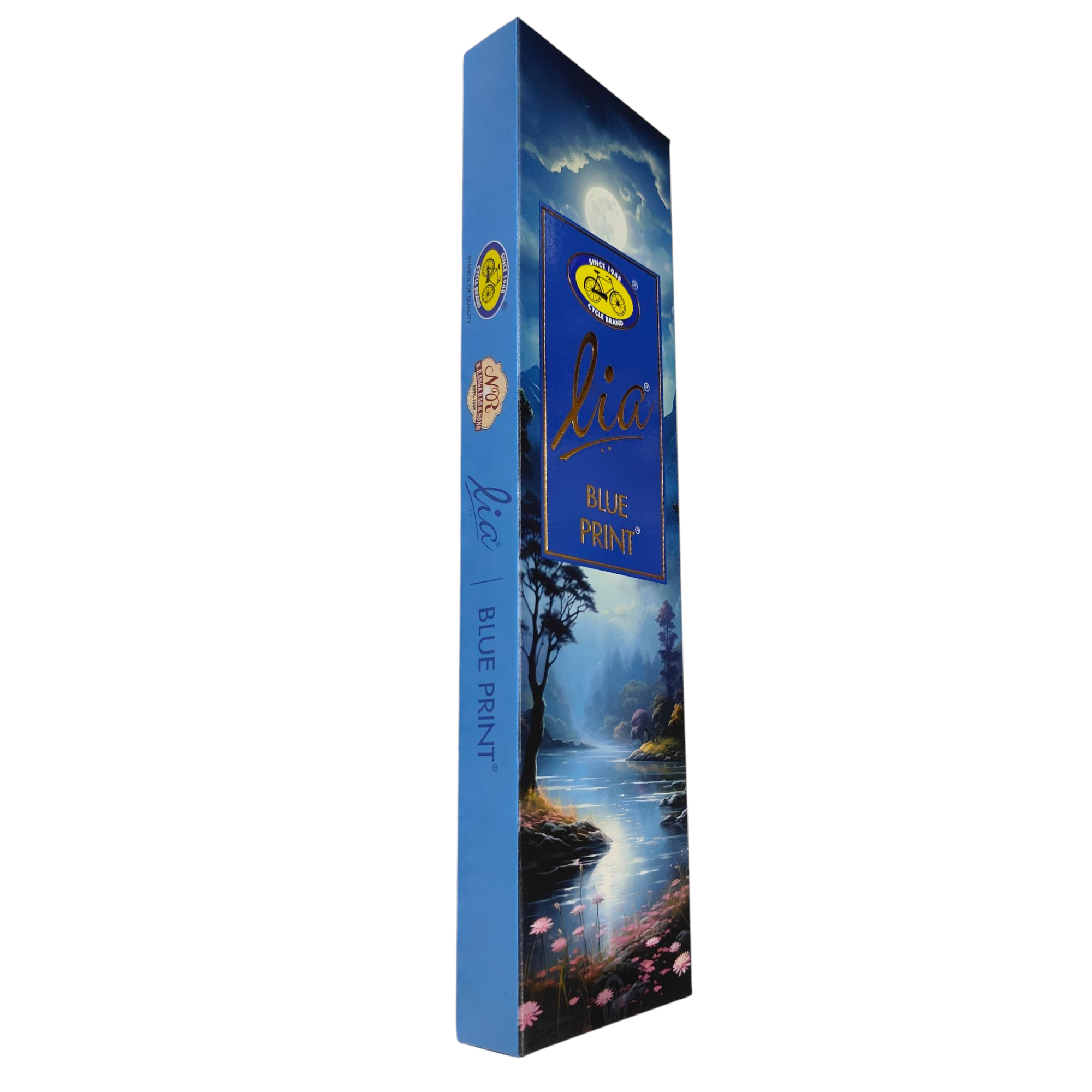 Lia Blue Print Agarbathi - Long Lasting Luxury Incense