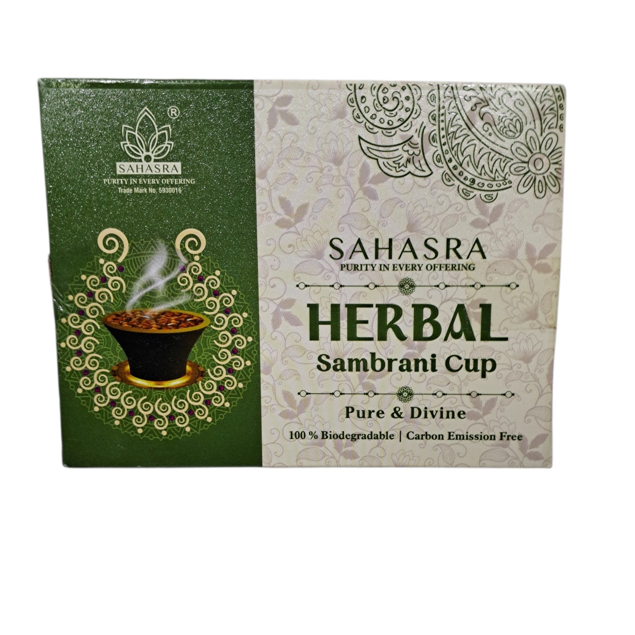 Sahasra Herbal Sambrani Cup