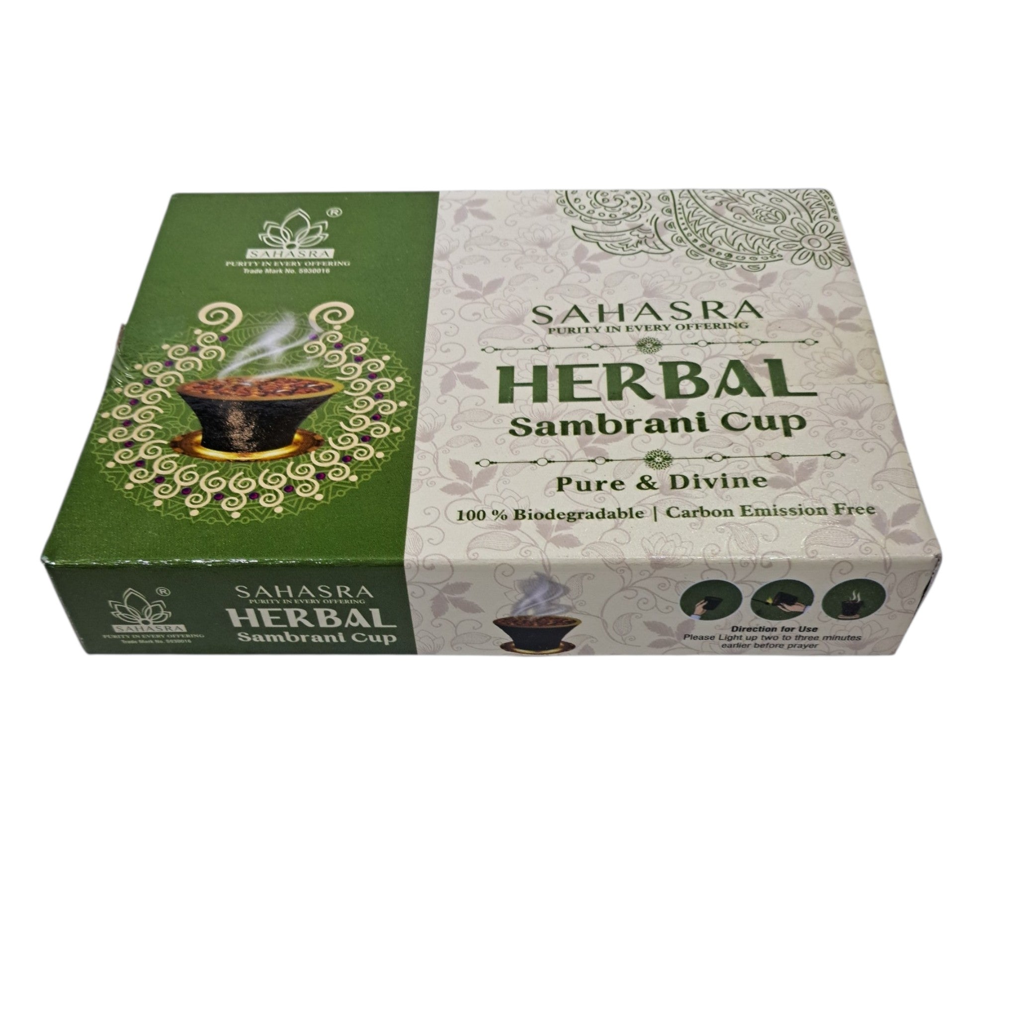 Sahasra Herbal Sambrani Cup