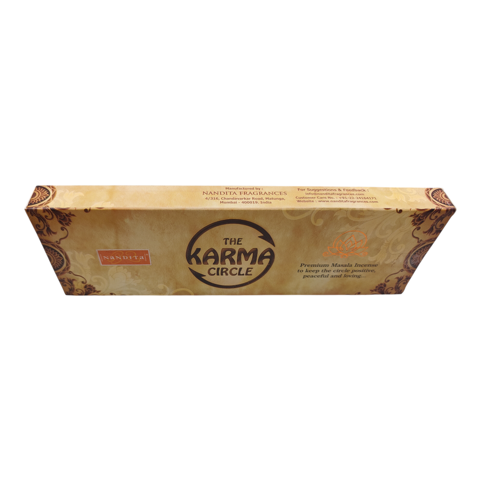 Nandita The Karma Circle Masala Incense Sticks - Natural handmade Fragrance for Pooja & Yoga
