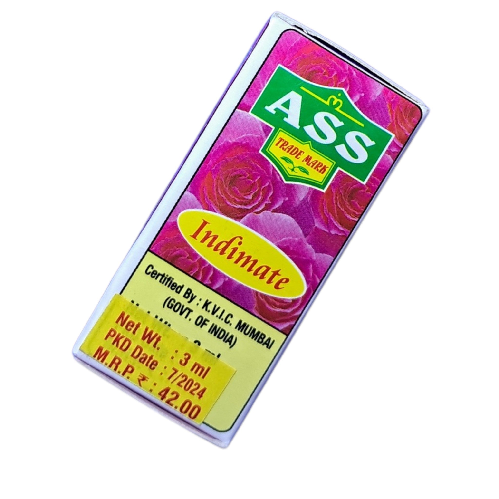 ASS Intimate Perfume Roll On 3 ml - Javadhu based traditional fragrance for personal use and gifting