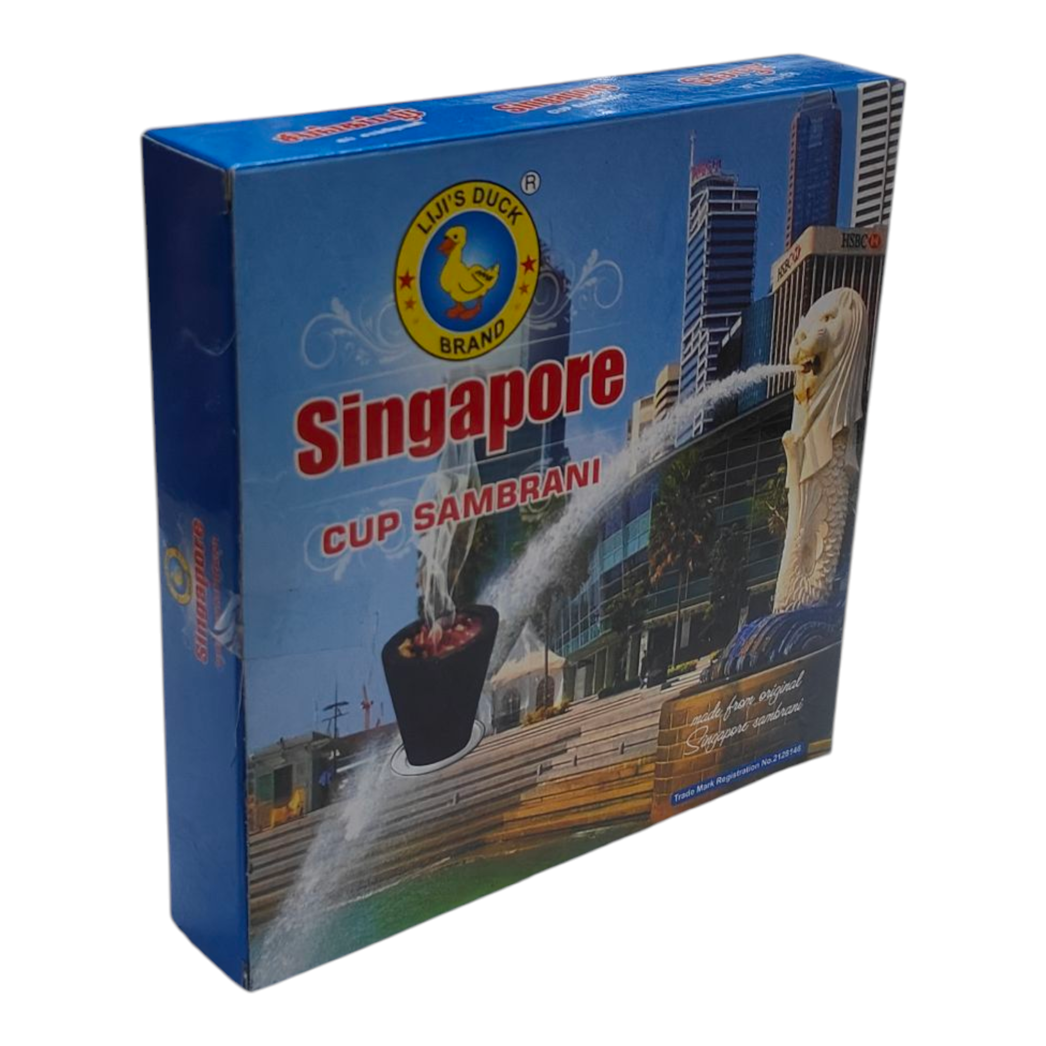 Liji Duck Brand Singapore Cup Sambrani - சிங்கப்பூர் சாம்பிராணி for Spiritual Cleansing & Pooja
