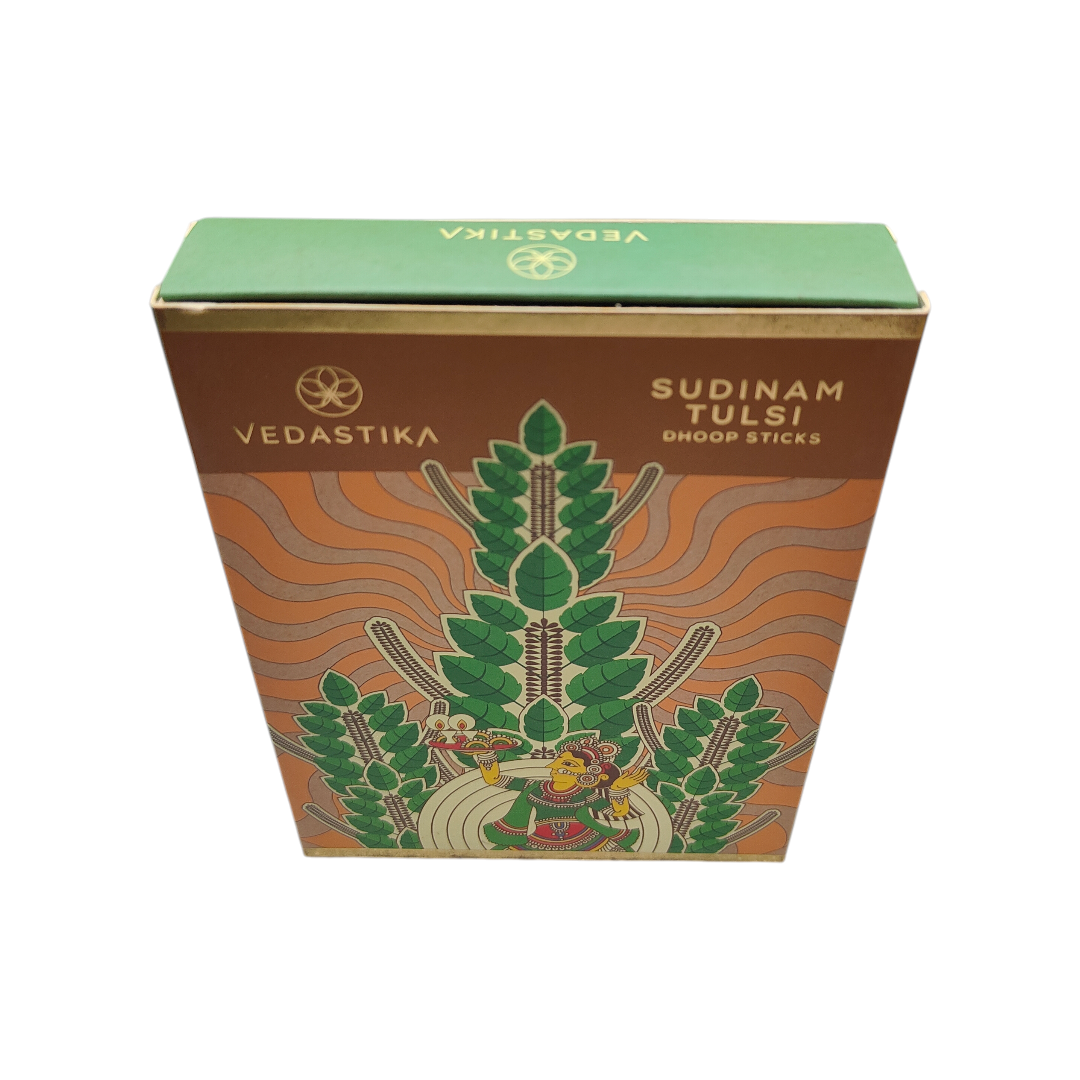 Vedastika Sudinam Tulsi Dhoop Sticks - Ayurvedic traditional Fragrance for Pooja & Homam
