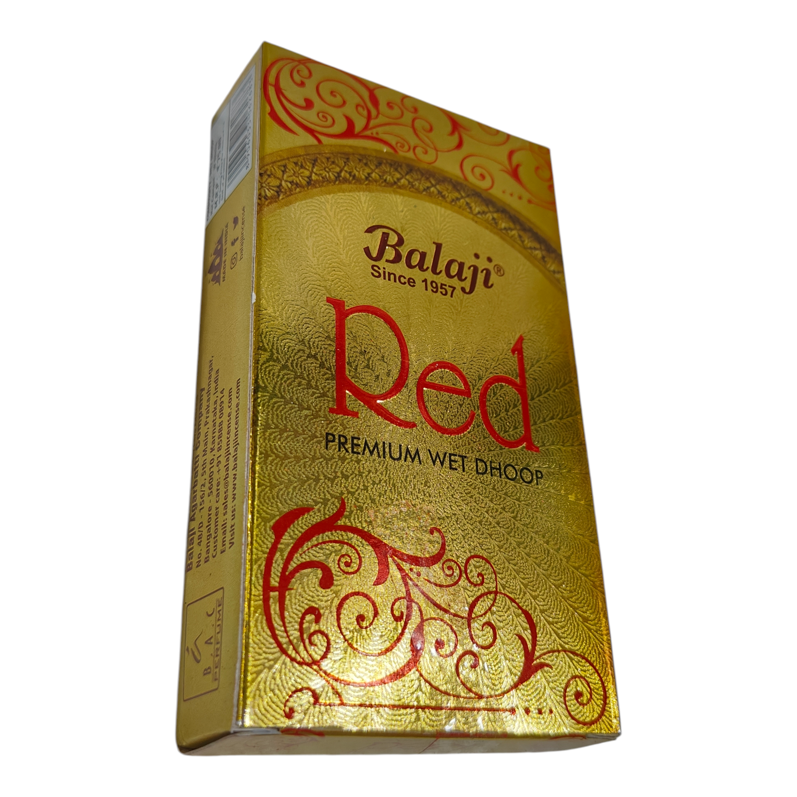 Balaji Red Premium Wet Dhoop- Traditional Temple Fragrance