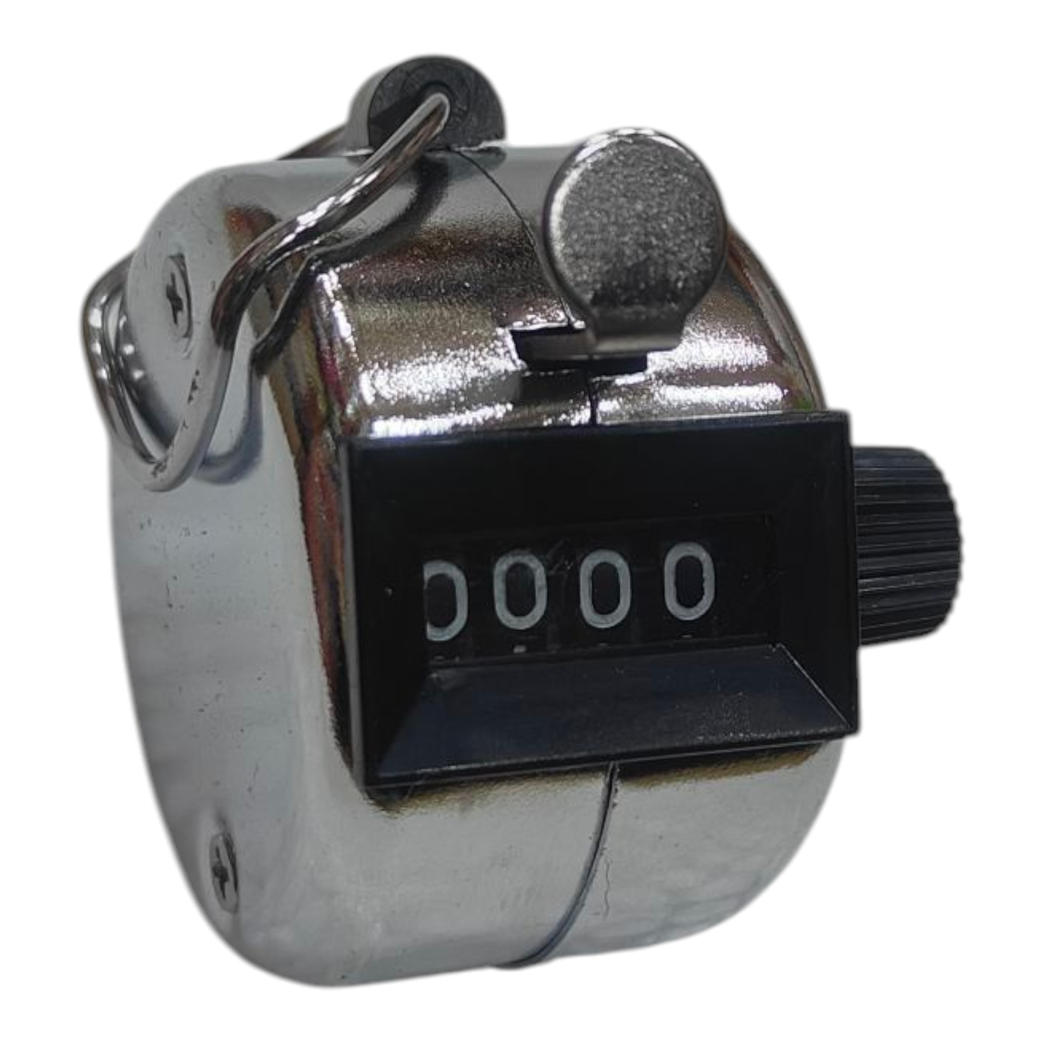 Steel Mechanical Japam Counter – Durable Finger Counter for Chanting, Mantra Recitation & Meditation