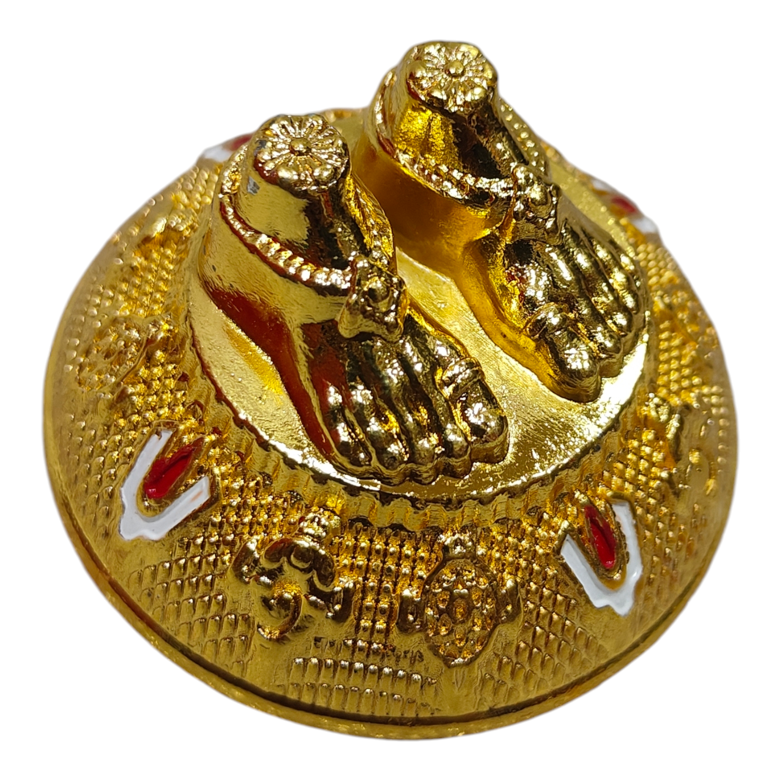 Lotus Feet of Sri Srinivasa Perumal for Pooja, Car Dashboard & Home Décor - Sacred Symbol of Divine Blessings
