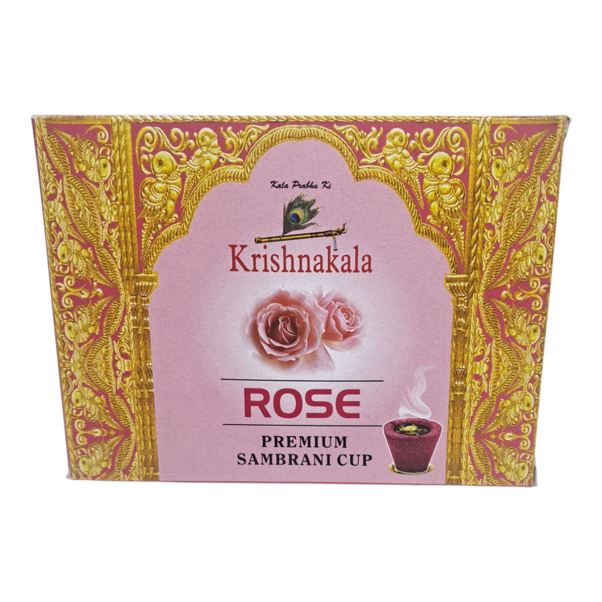 Krishnakala Rose Premium Sambrani Cup