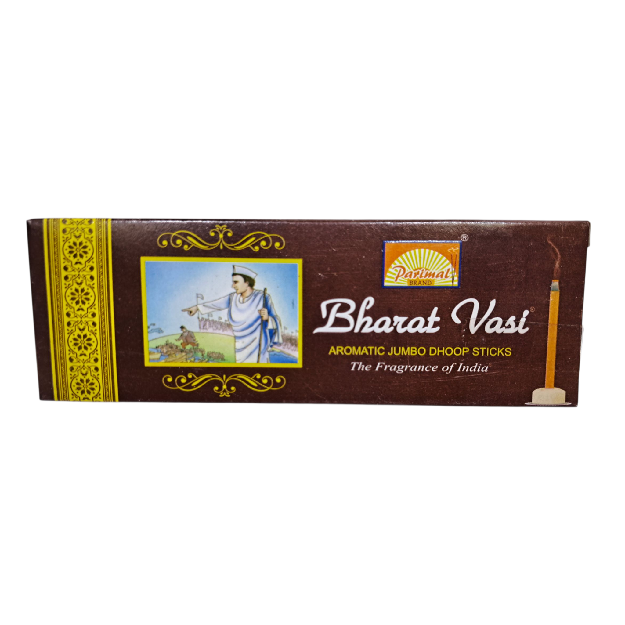 Parimal Bharat Vasi Aromatic Jumbo Dhoop Sticks Value Pack Of 3 Long-Lasting Divine Herbal Fragrance for Spiritual Pooja Rituals