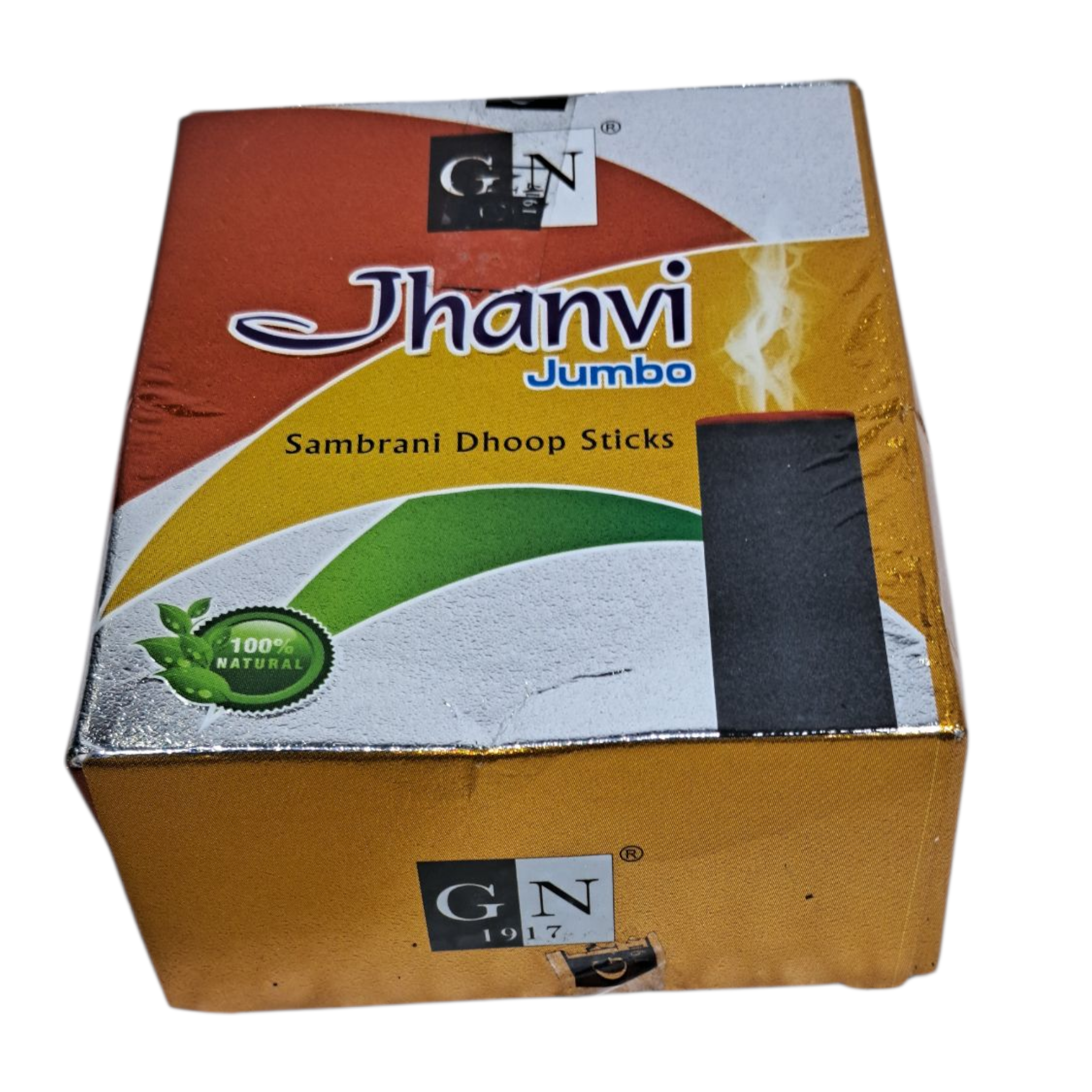GN Jhanvi Jumbo Sambrani Dhoop Sticks –Natural Aromatic Incense for Pooja & Meditation