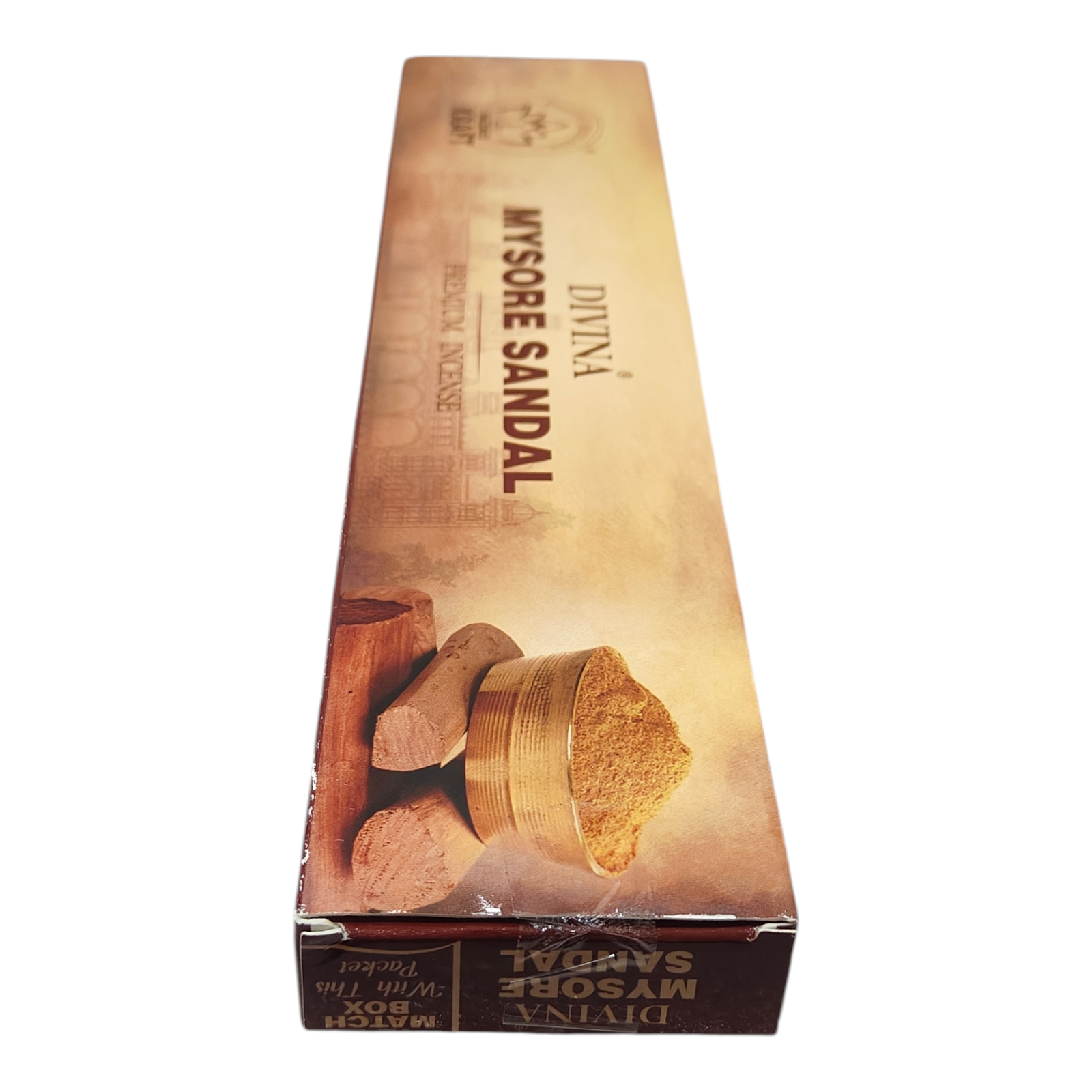 Incense Kraft Divina Mysore Sandal Premium Incense Stick - Long-Lasting Pure Sandalwood Aroma for Puja, Meditation & Home