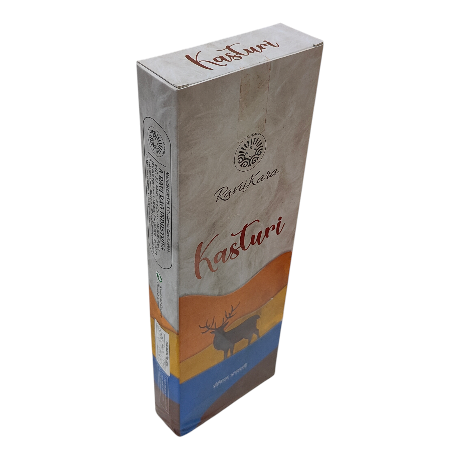 Ravikara Kasturi Premium Incense Sticks - Rich Musk Aroma  incense of India