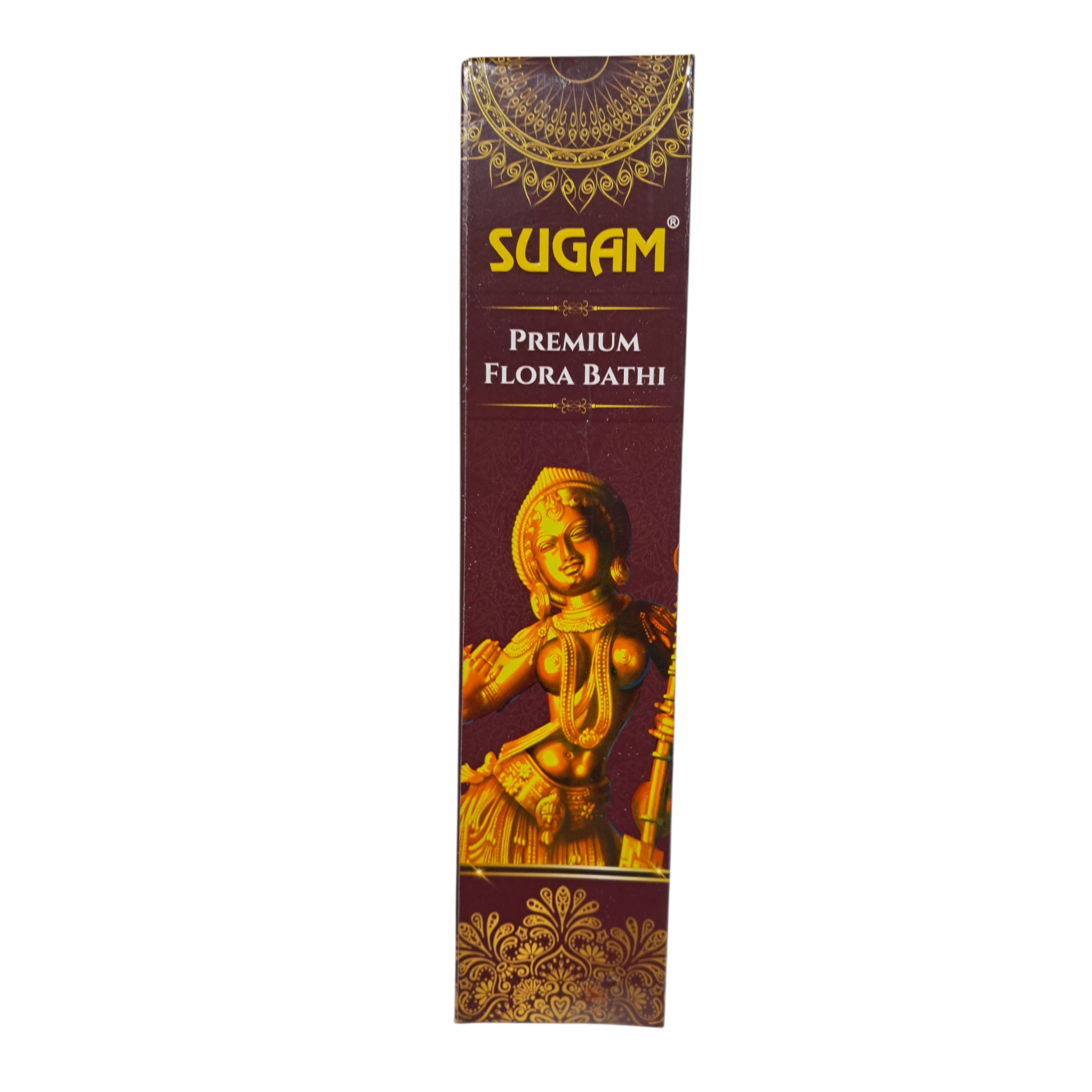 GT Sugam Premium Flora Bathi - Hand-Rolled Natural Incense Sticks for Pooja