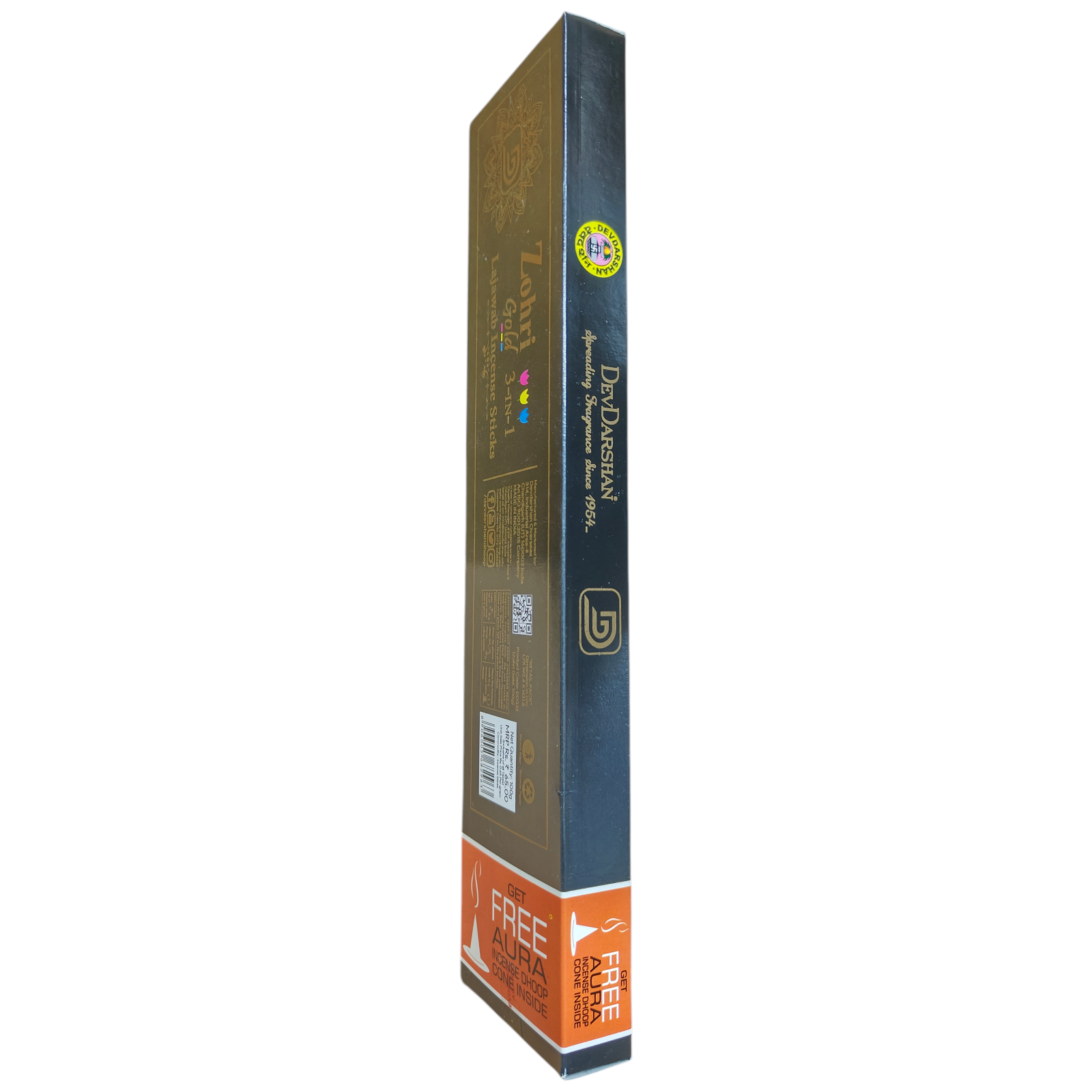 DevDarshan Zohri Gold 3 in 1 Lajawab Incense Sticks - unmatched aroma for Pooja & Celebration