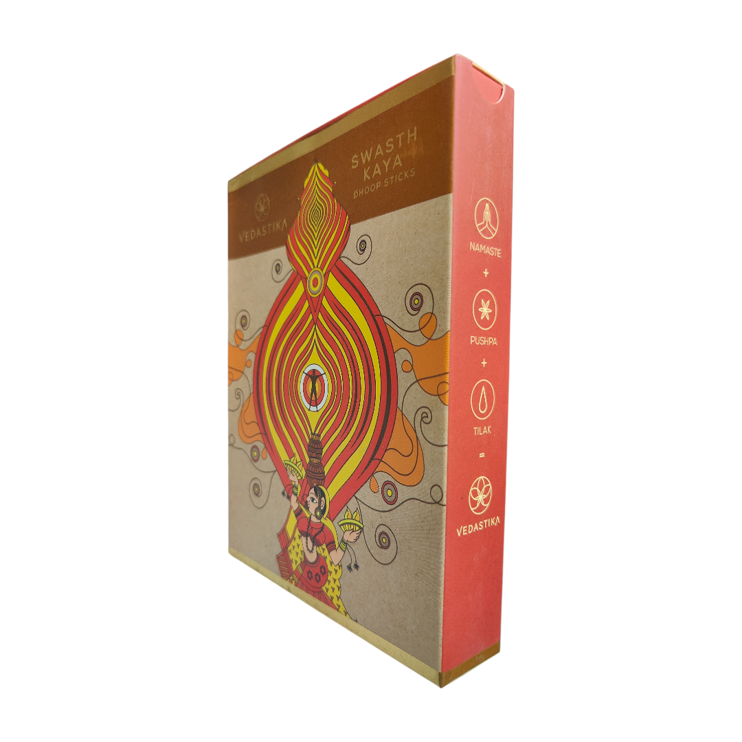 Vedastika Swasth Kaya Dhoop Sticks - Herbal Ayurvedic Aroma for Health &  Purification