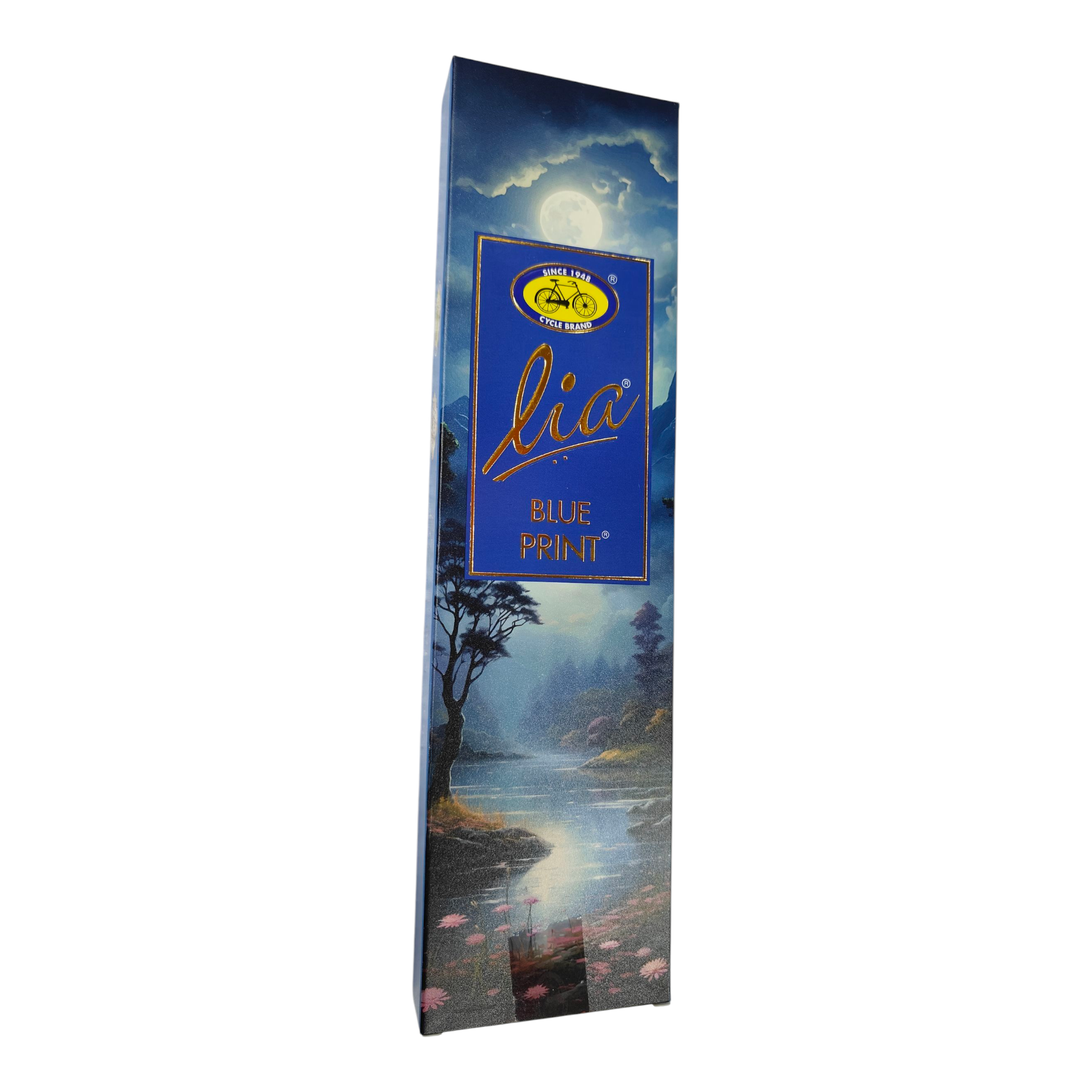 Lia Blue Print Agarbathi - Long Lasting Luxury Incense