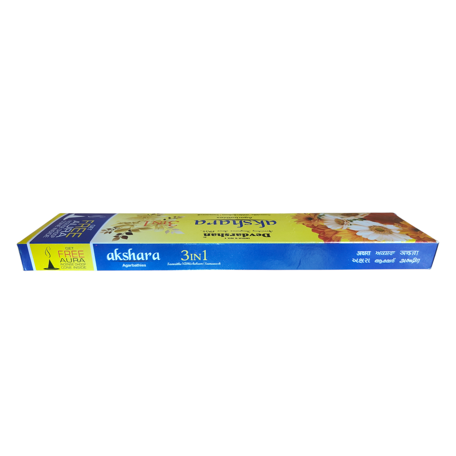 DevDarshan Akshara 3 In 1 Agarbathies - spiritual and lifestyle use