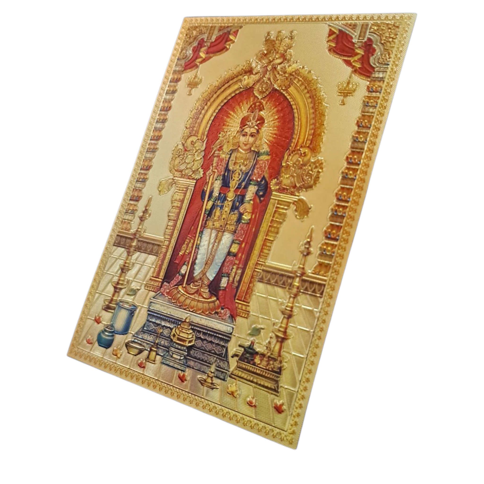 Pazhani Murugan Raja Alankaaram Fridge Magnet 6.25 X 8.5 Cms பழனி ராஜா முருகன்