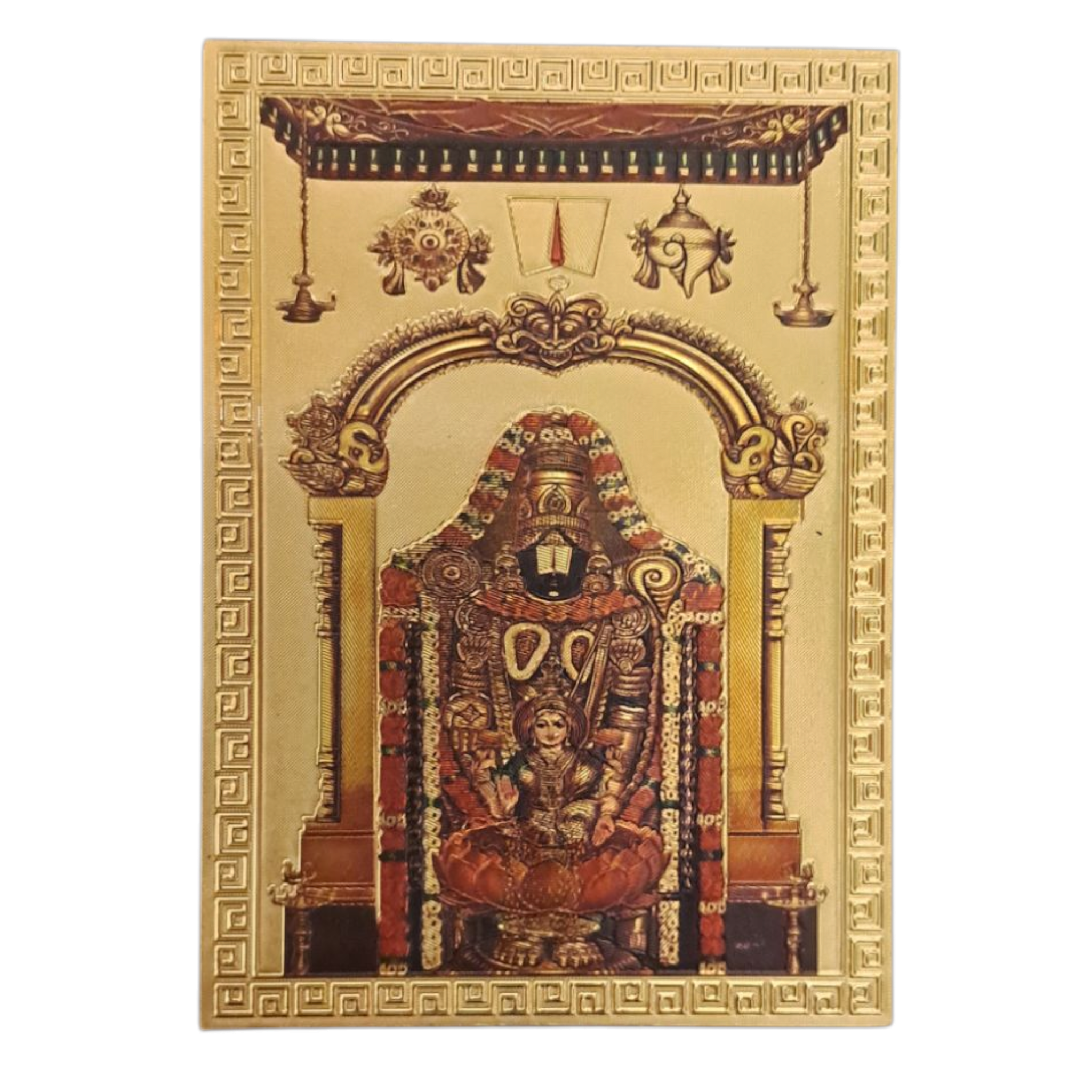 Tirupathi Balaji under Pandhal Magnet 6.25 X 8.5 Cms