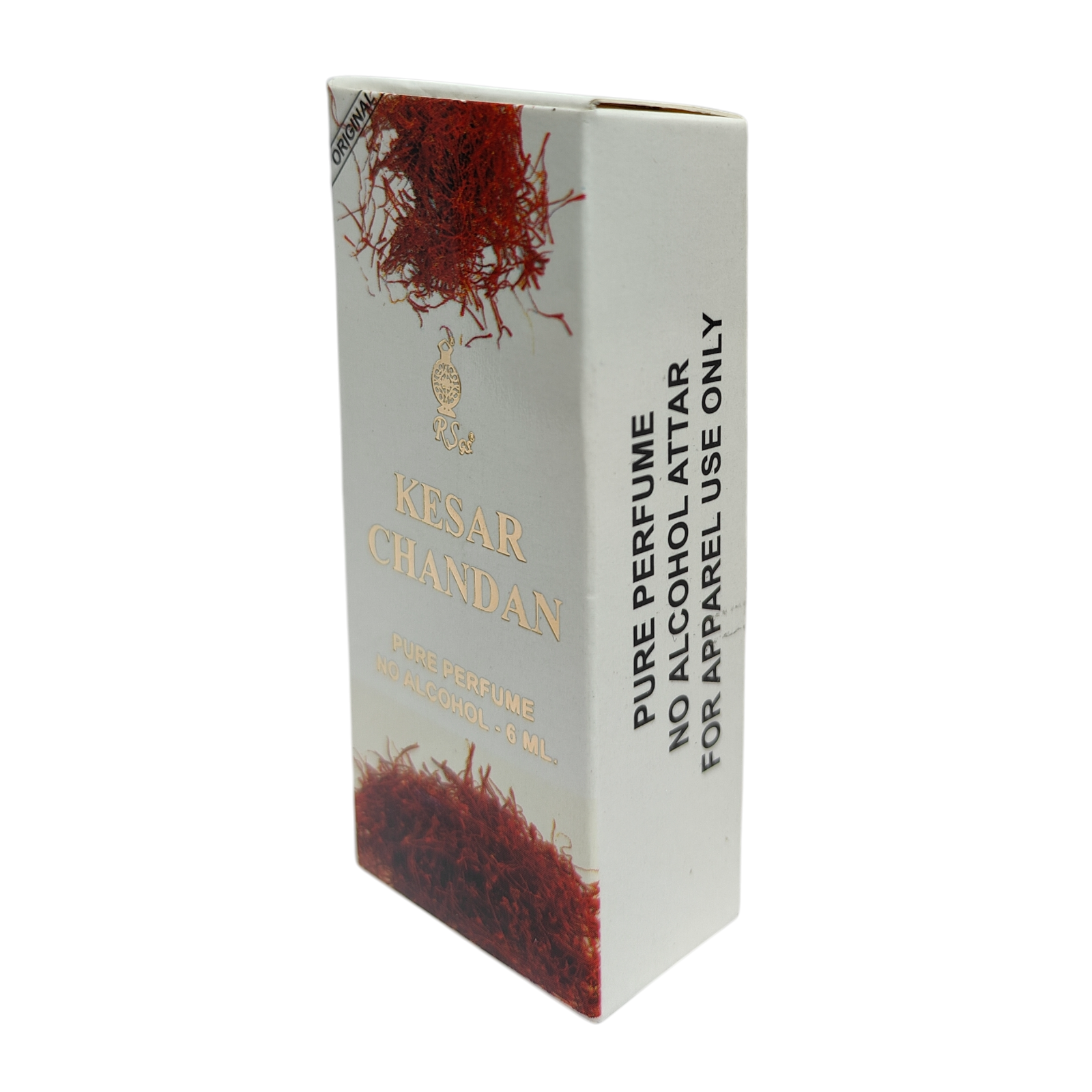 RSGS Perfume Kesar Chandan Attar Roll on 6ml -   Luxury refreshing Scent for Personal wear & Pooja