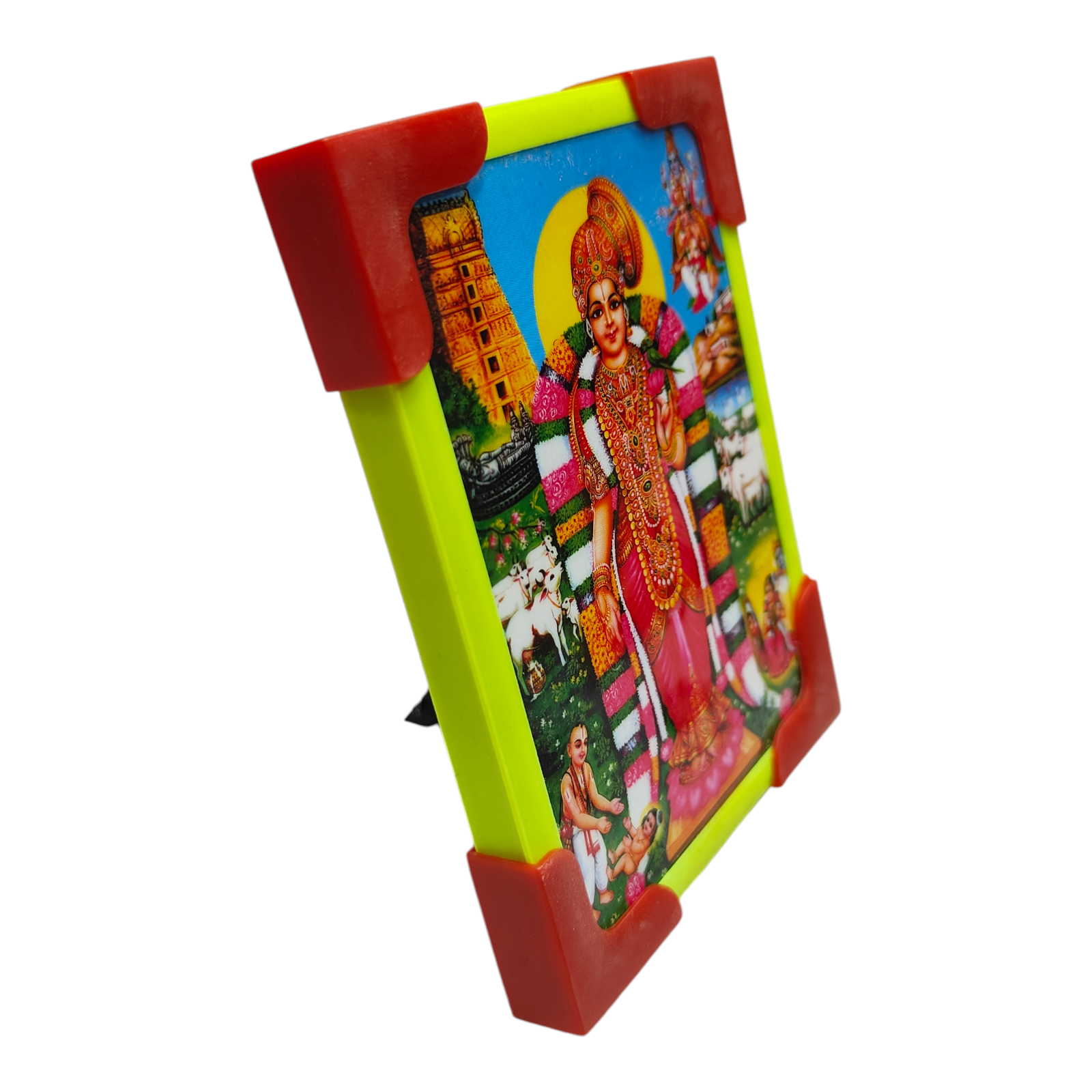 Srivilliputhur Andal Photo Frame Table Top Showpiece 4 x 3 inch - Home Décor & Thiruppavai Utsav Gifting