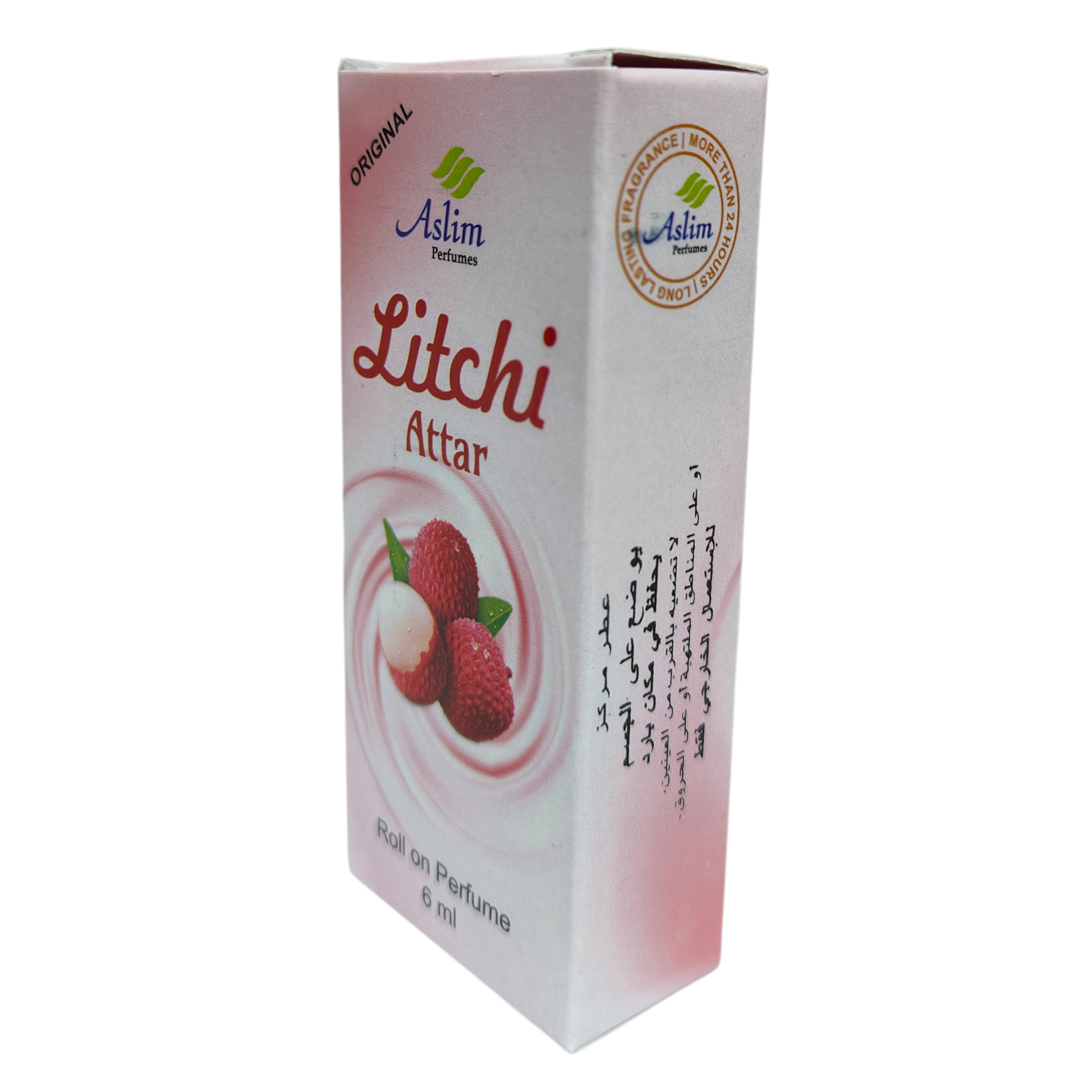 Aslim Litchi Attar Roll On 6 ml - Sweet Fruity Perfume Oil for both Men & Women