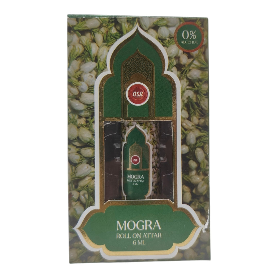 OSR Mogra Roll On Attar 6 ml - refined and refreshing fragrance