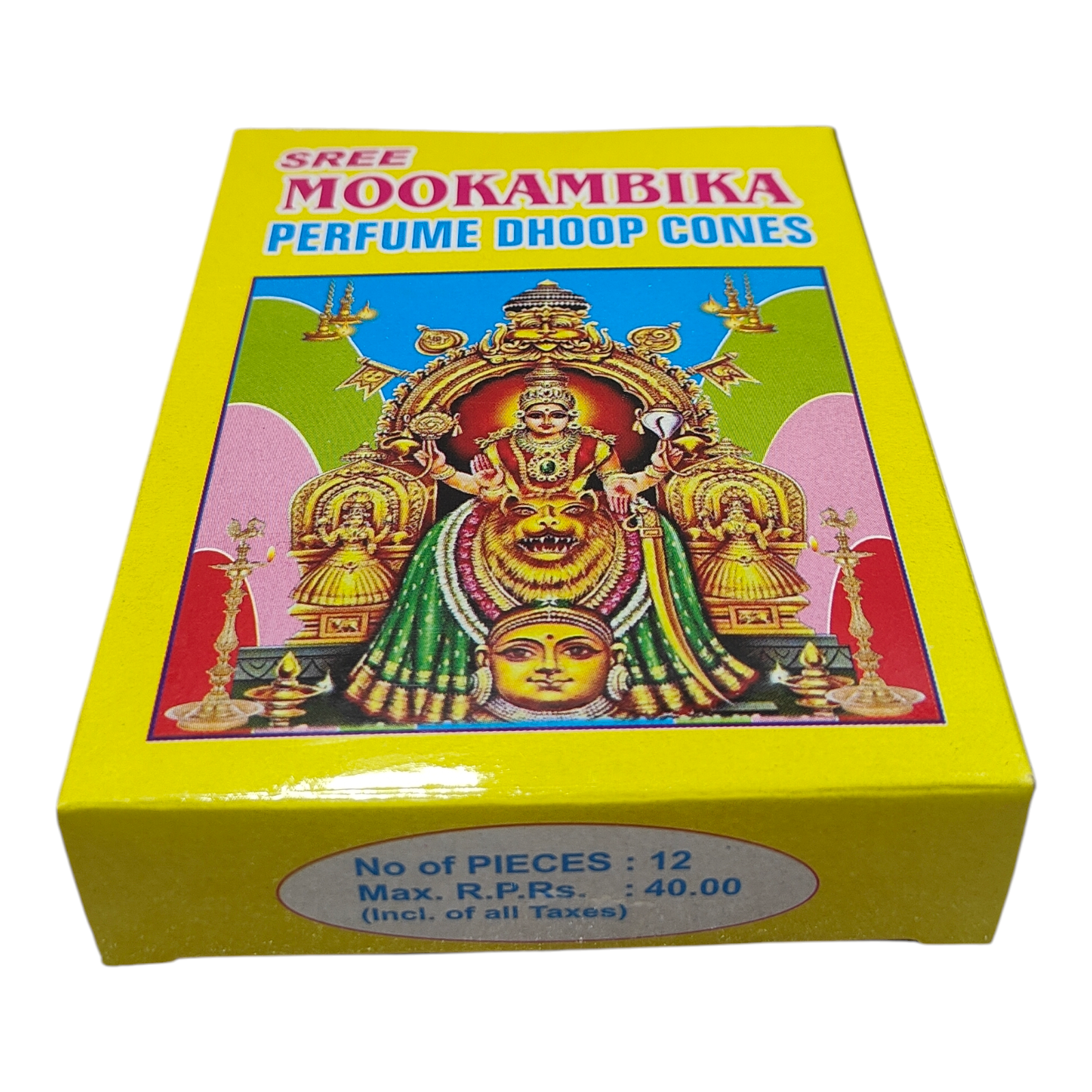 Sree Mookambika Perfume Dhoop Cones - traditional Indian Aroma fragrance