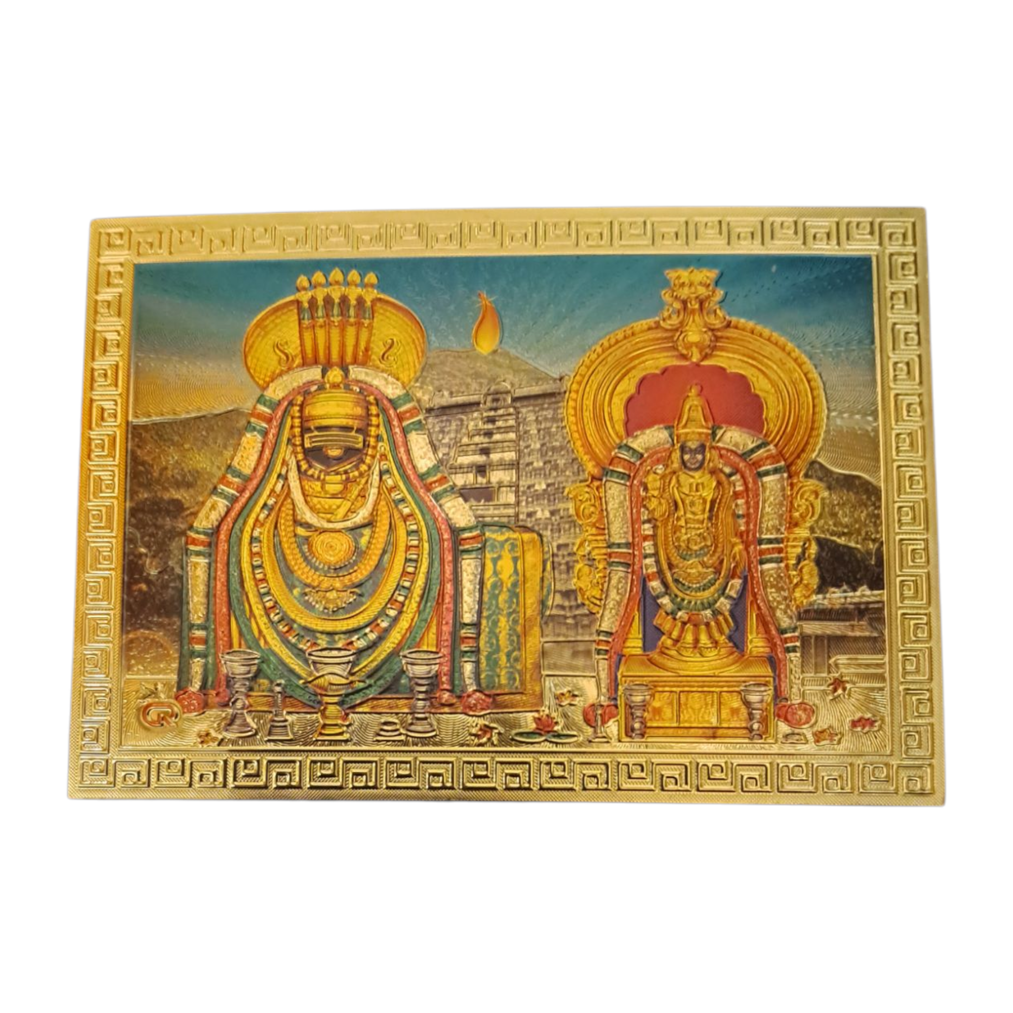 Thiruvanamalai Annamalayar Unnamalai Amman Magnet 6.25 X 8.5 Cms