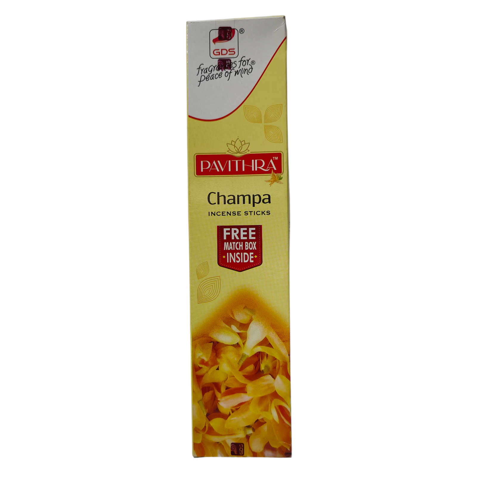 GDS PAVITHRA Champa Incense Sticks -  Divine Plumeria floral fragrance for Spiritual Moments