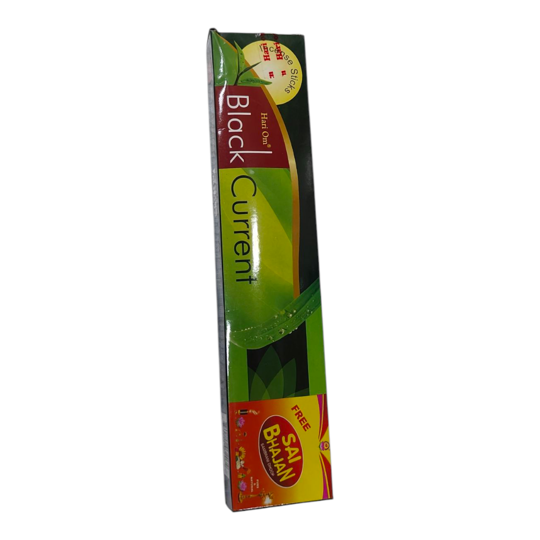 Hari Om Black Current Incense Sticks for Pooja & spiritual ceremonies