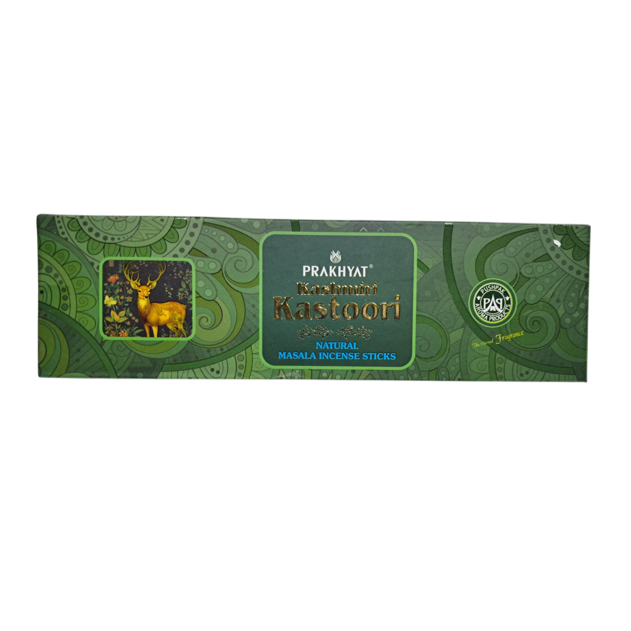 Prakhyat Kashmiri Kastoori Natural Masala Incense Sticks -Hand-Rolled Herba Musk Fragrance  Agarbatti