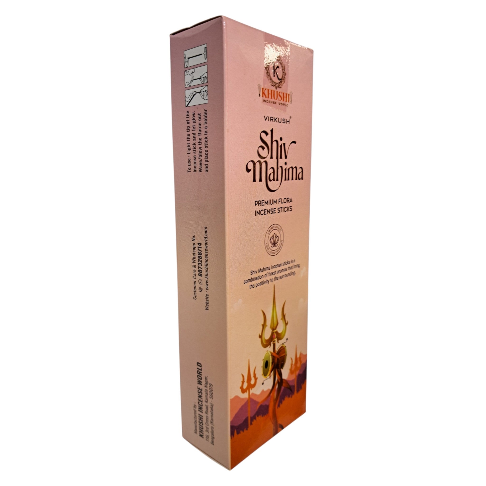 Khushi Virkush Shiv Mahima Premium Flora Incense Sticks