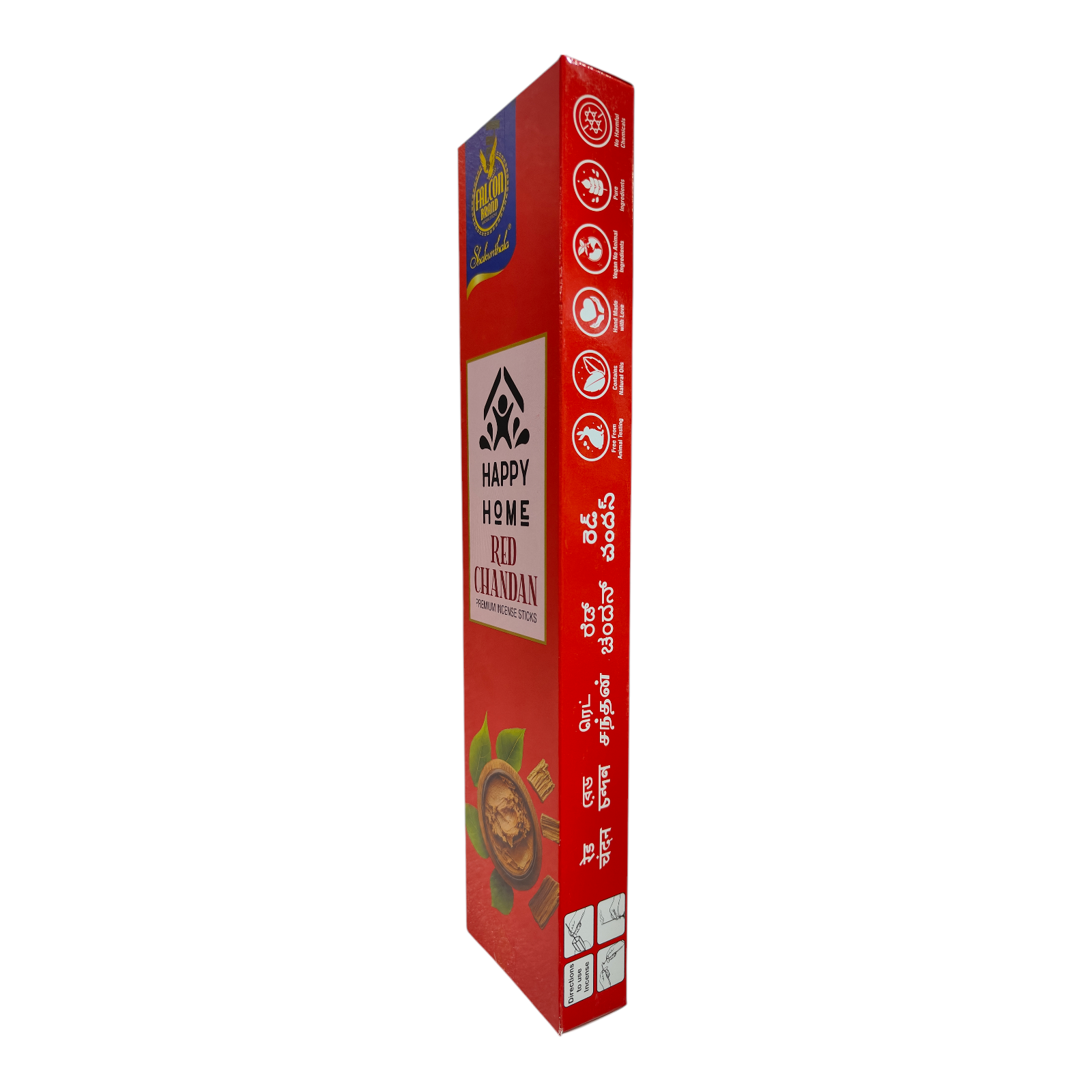 Falcon Brand Shakunthala Happy Home Rajnigandha Premium Incense Sticks -Rich floral scent of Tube Rose for Pooja & Meditation