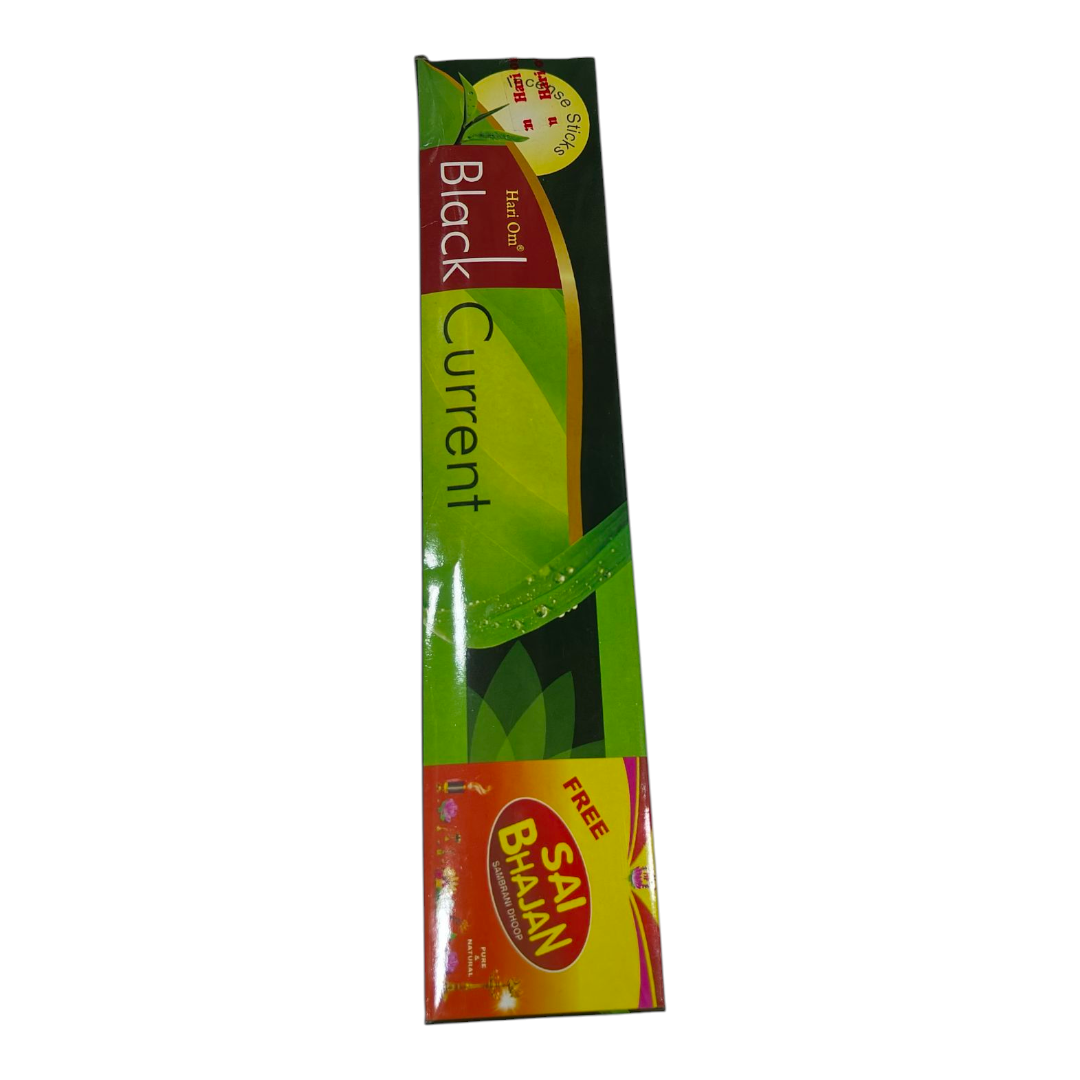Hari Om Black Current Incense Sticks for Pooja & spiritual ceremonies