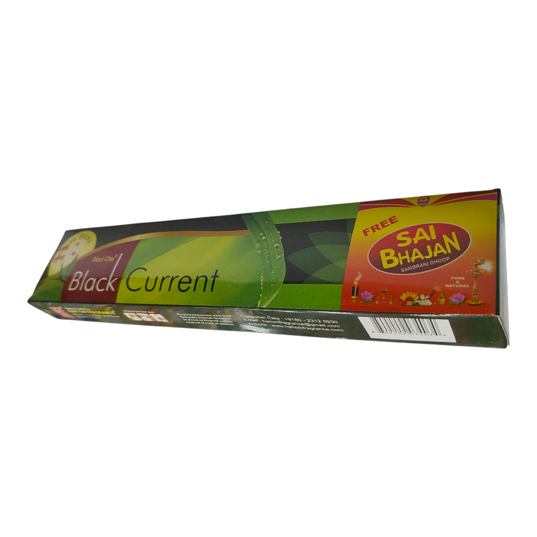 Hari Om Black Current Incense Sticks for Pooja & spiritual ceremonies