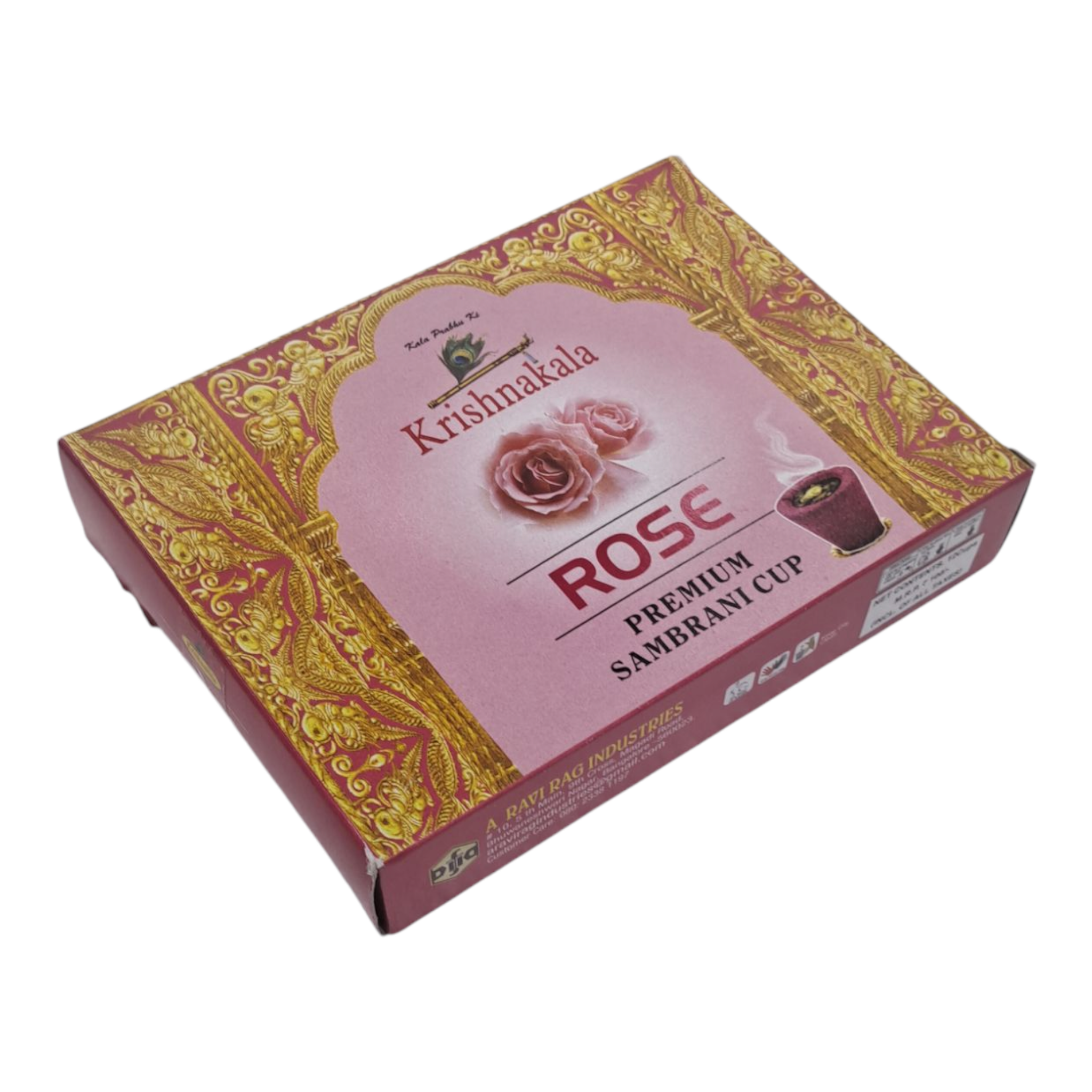 Krishnakala Rose Premium Sambrani Cup
