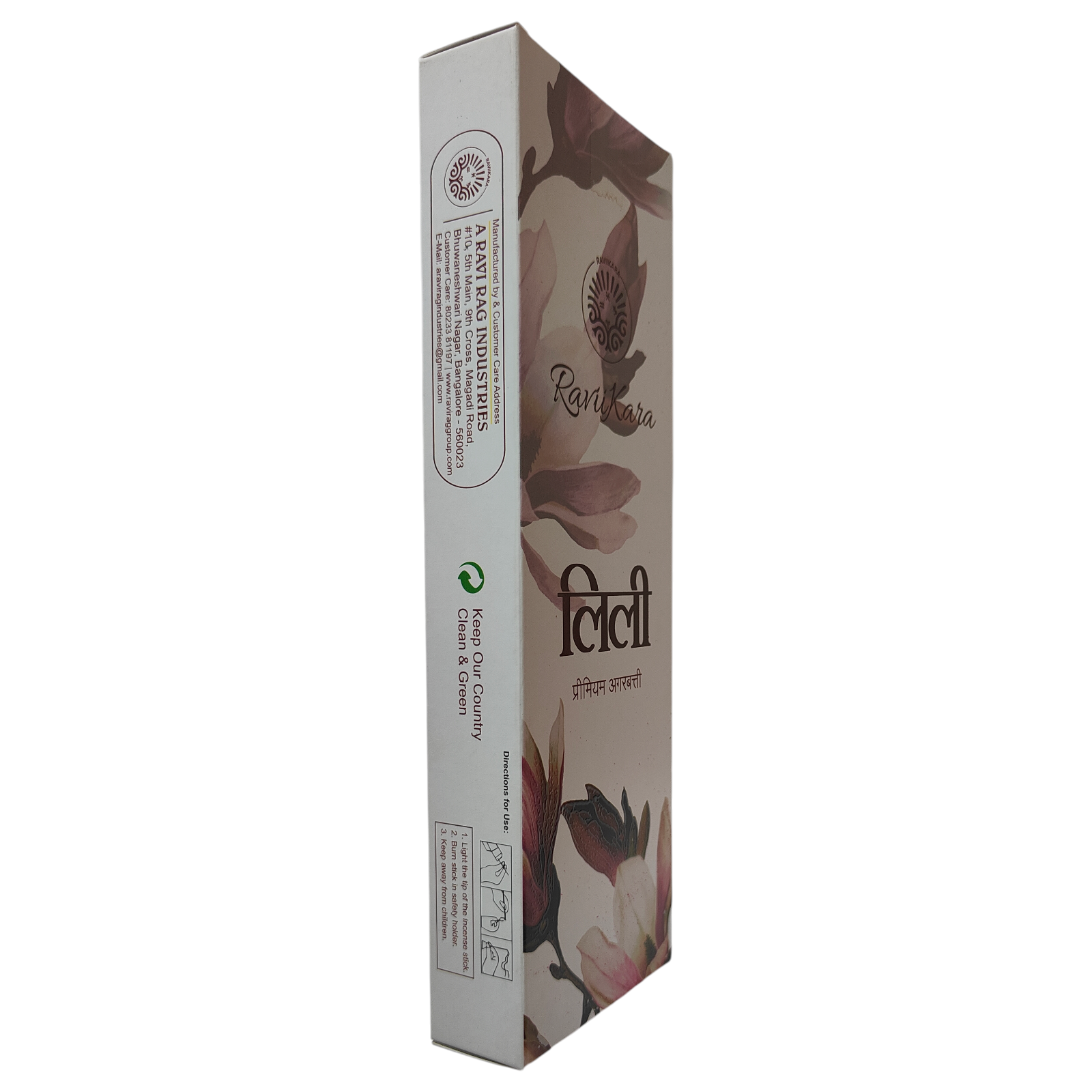 Ravikara Lily Premium Incense Sticks - Aromatherapy incense India