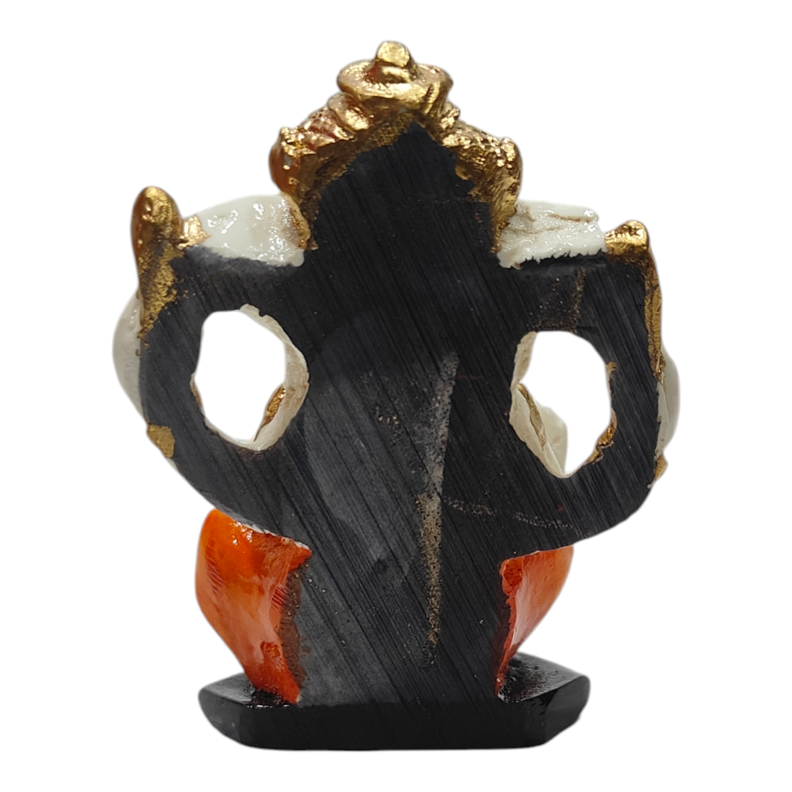 Mini White Ganesh Idol  SB 743 size 2 inches - Religious return gifts for Ganesh Chaturthi & Navratri Golu Celebration