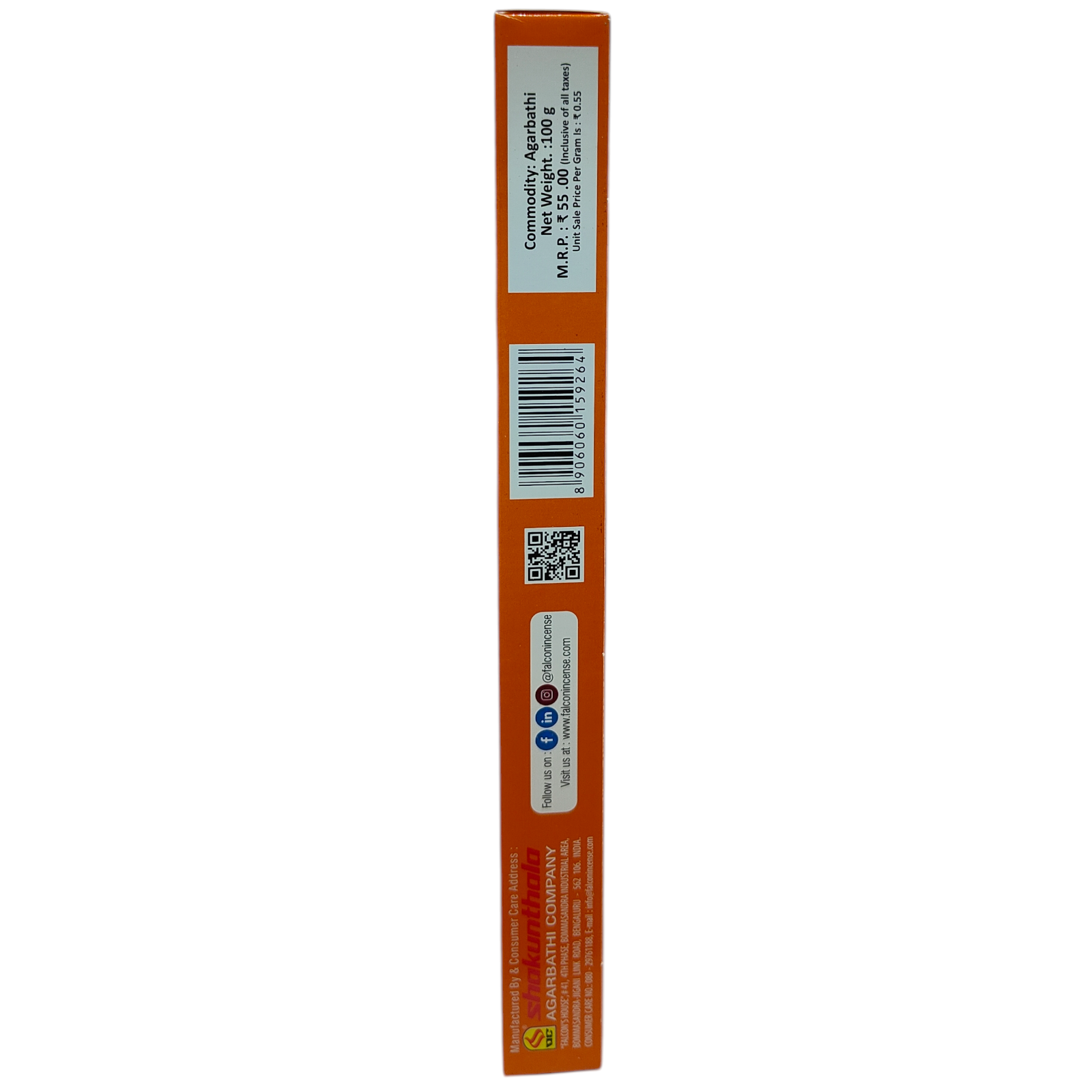 Shakunthala Happy Home Red Chandan  Premium Incense Sticks - Indian Sandal Flavour Agarbathi for Pooja & Celebrations