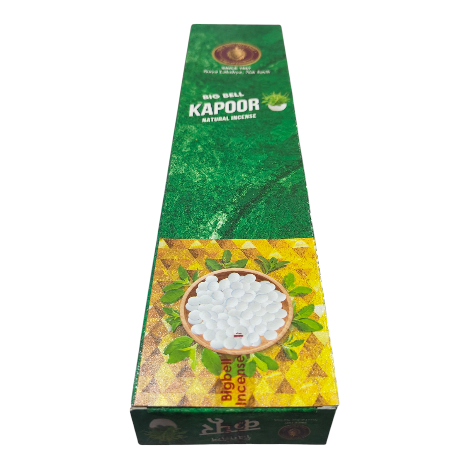 Big Bell Kapoor Natural Incense Stick -Pure Camphor Fragrance Agarbatti for Pooja & Purification