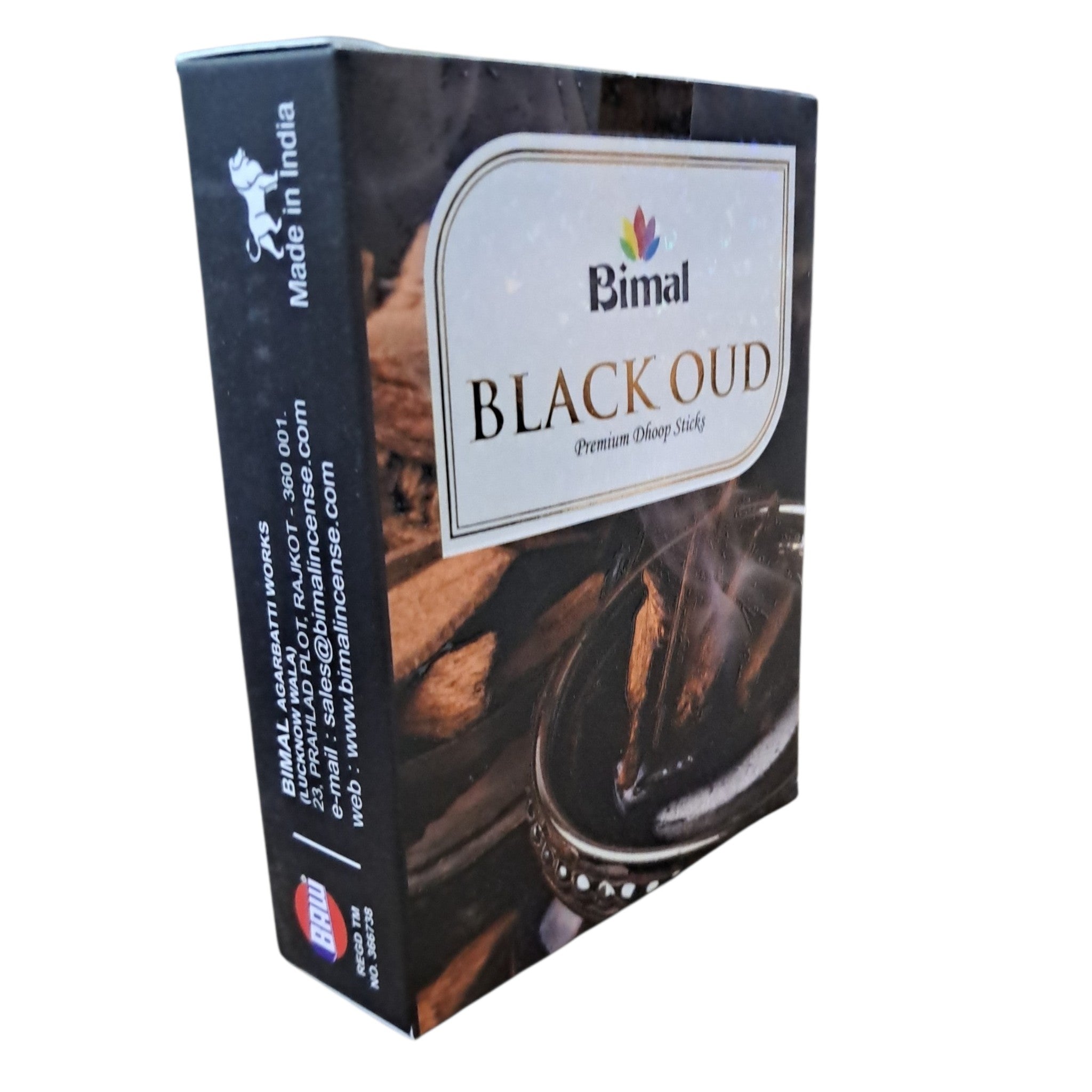 Bimal Black Oud Premium Dhoop Sticks - Perfect Fragrance for Meditation, Spiritual moments