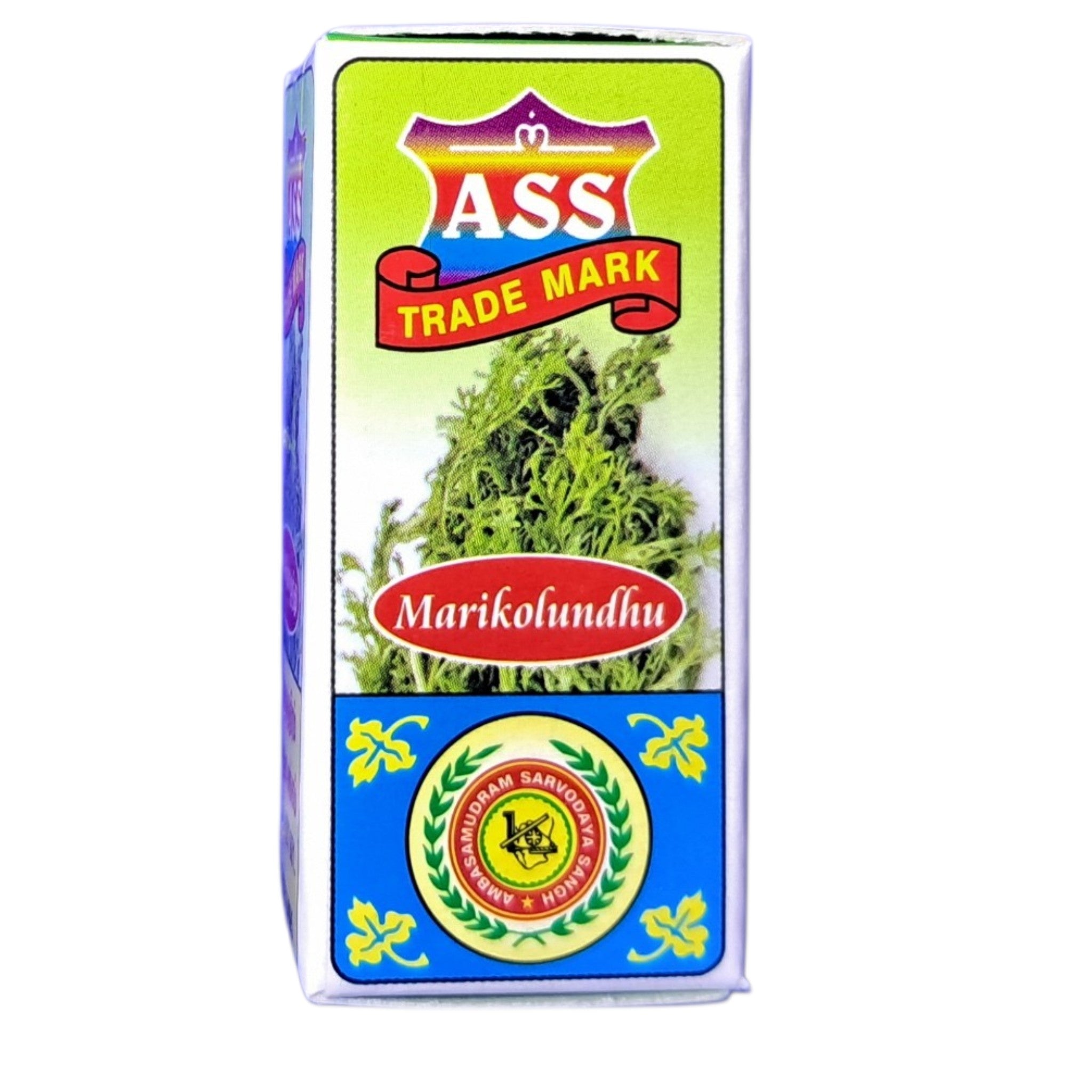 ASS Marikolundhu Perfume Roll On - Ambasamudram Sarvodaya Sangh Herbal Attar