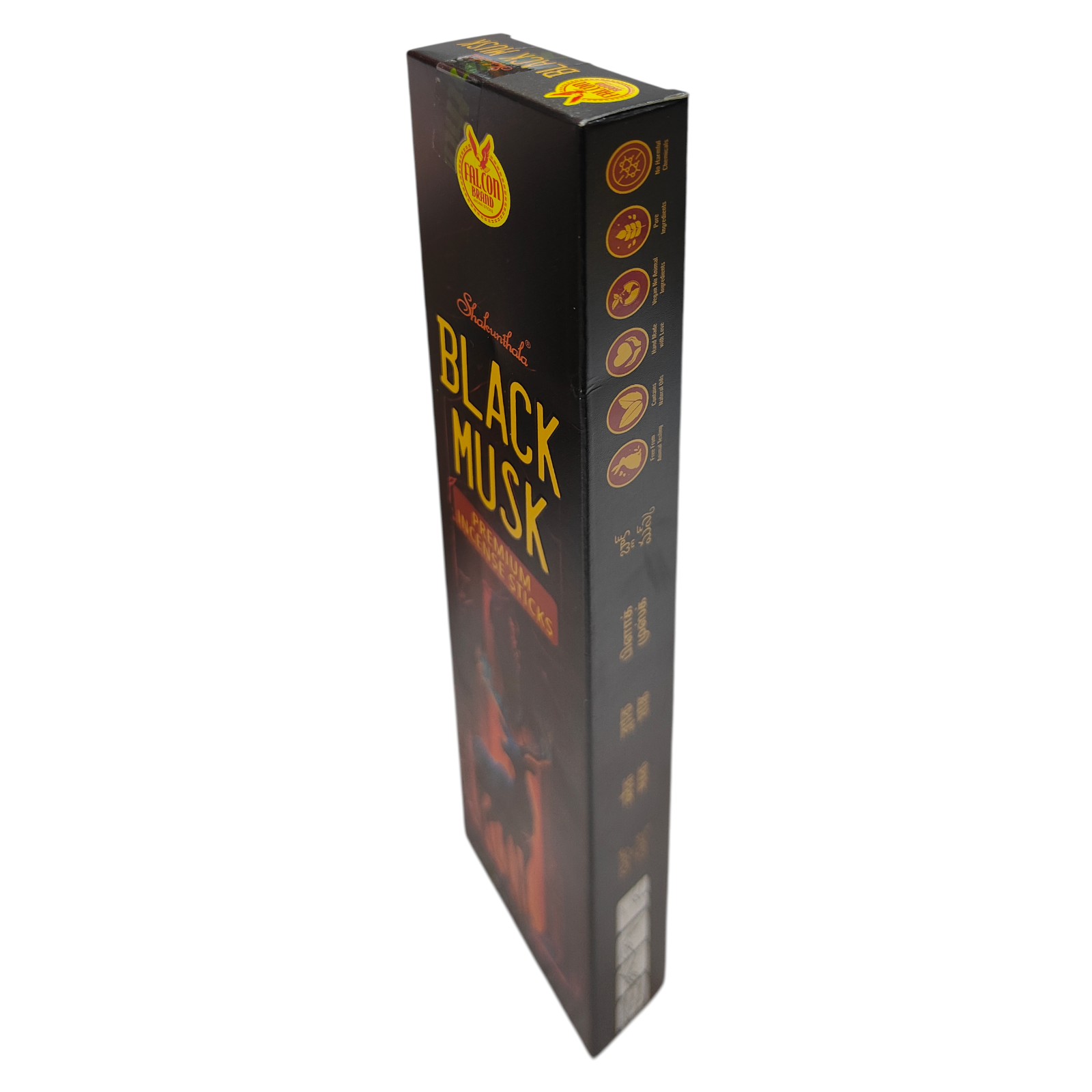 Shakunthala Black Musk Premium Incense Sticks -  Indian Traditional Kasturi Agarbatti for Pooja rituals