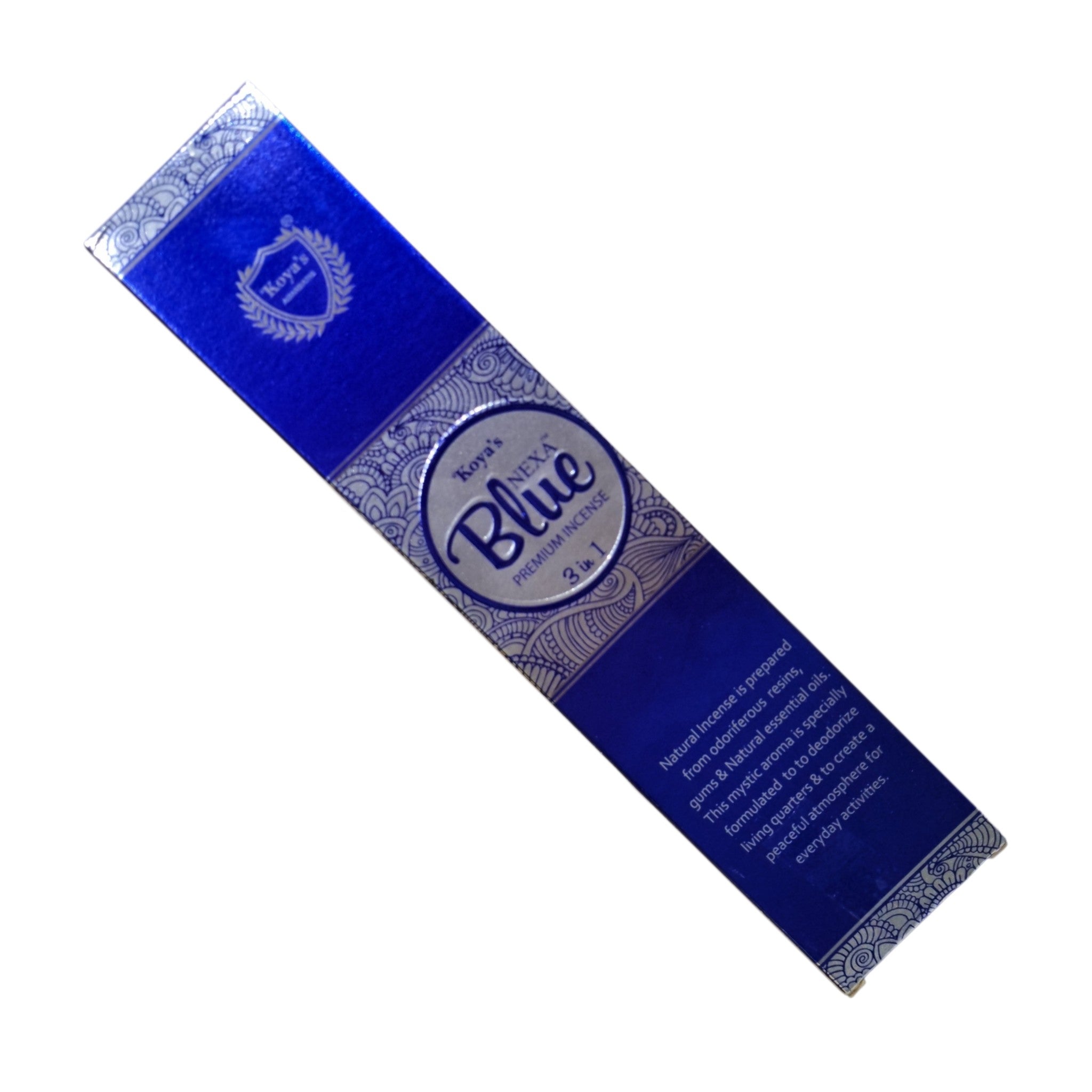 Koya's Royal Blue Premium Incense 3 In 1 Sticks - for a peaceful and positive ambience