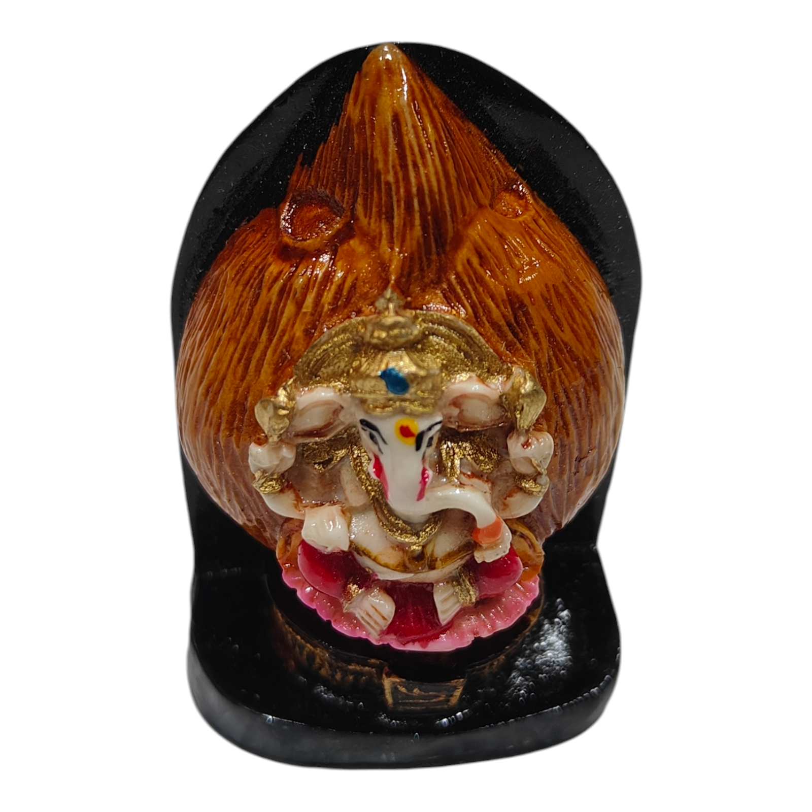 Mini Coconut Ganpathi Papa Idol SB 759 size 2 inches - Best return gifts for Ganesh Chaturthi & Weddings