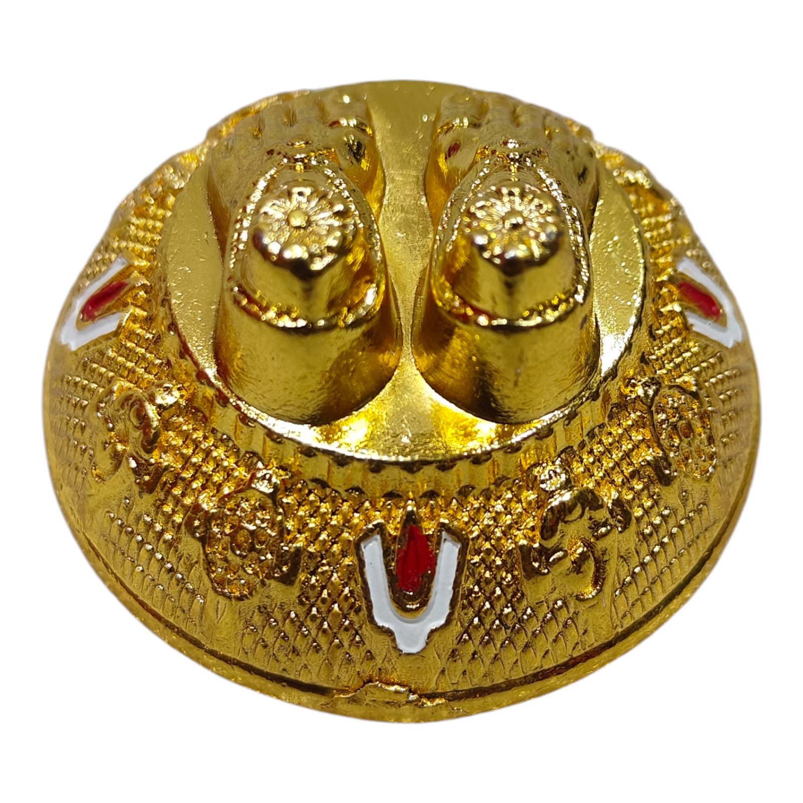 Lotus Feet of Sri Srinivasa Perumal for Pooja, Car Dashboard & Home Décor - Sacred Symbol of Divine Blessings