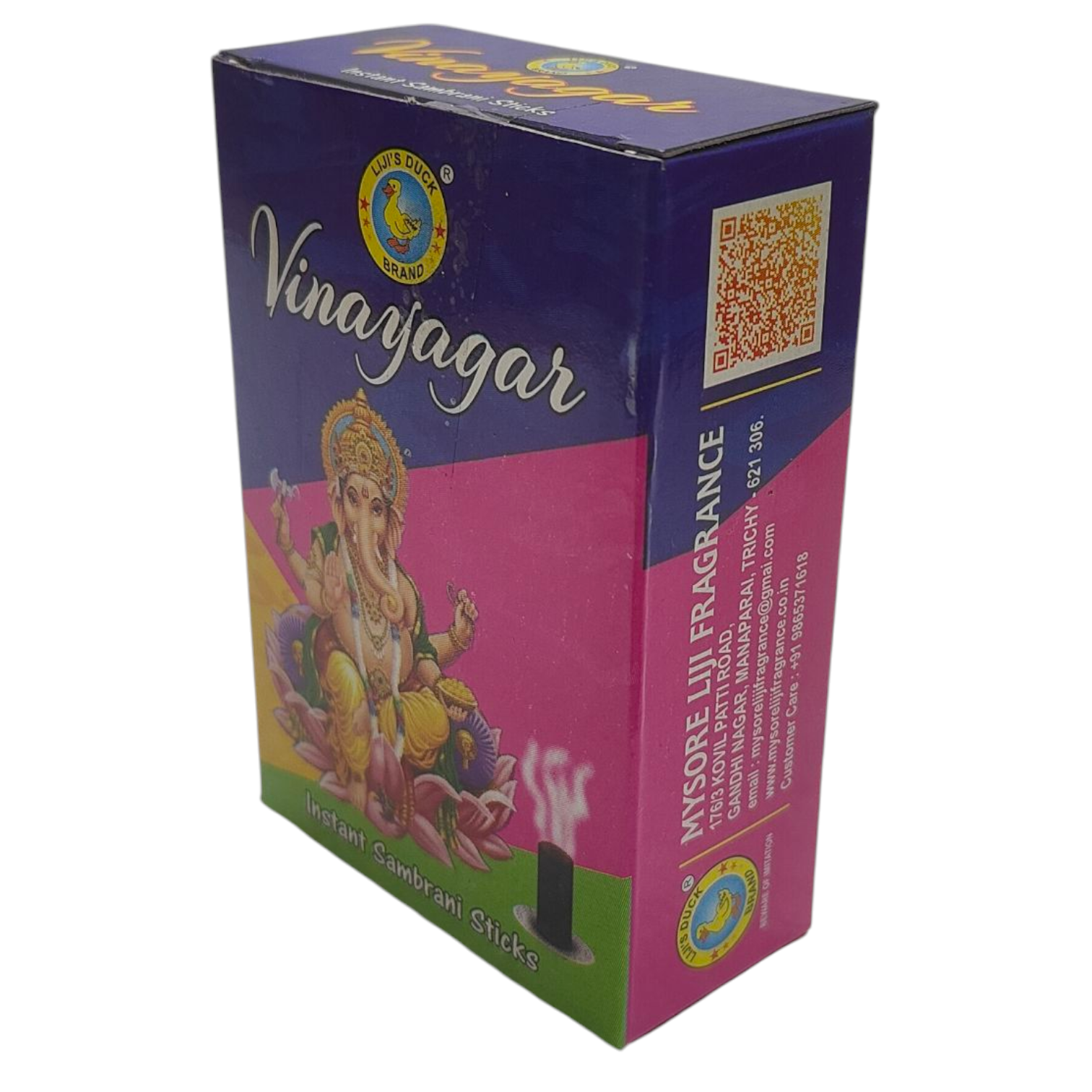 Vinayagar Instant Sambrani Cones – Natural Temple-Grade Dhoop for Puja, Cleansing & Home Fragrance