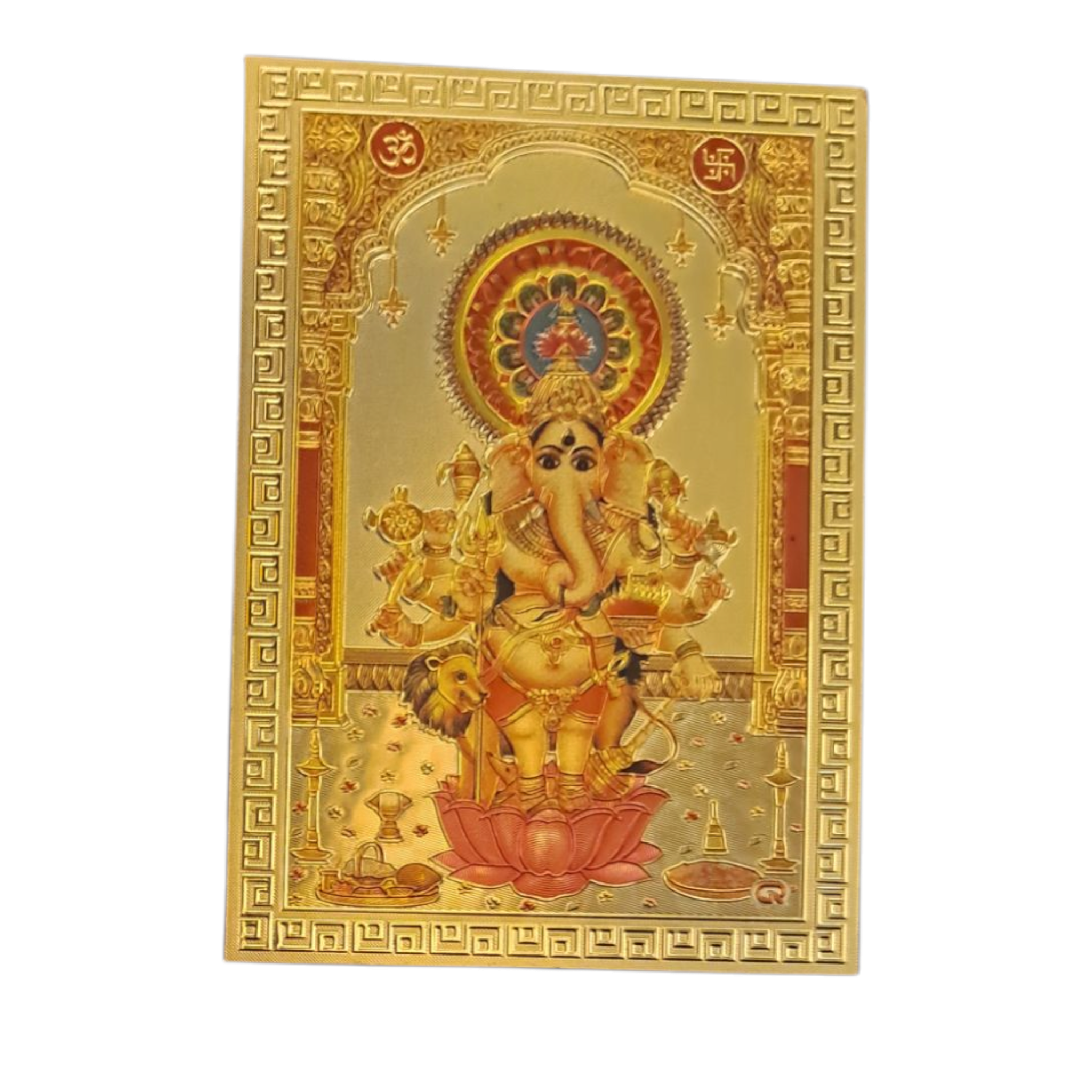 Evil Eye Protective Drishti Ganapathi Fridge Magnet கண் திருஷ்டி கணபதி 6.25 X 8.5 Cms